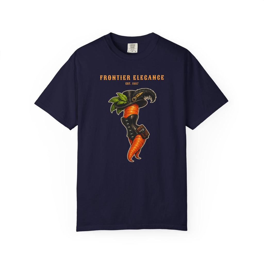 Frontier Elegance Tee | Victorian Western Carrot