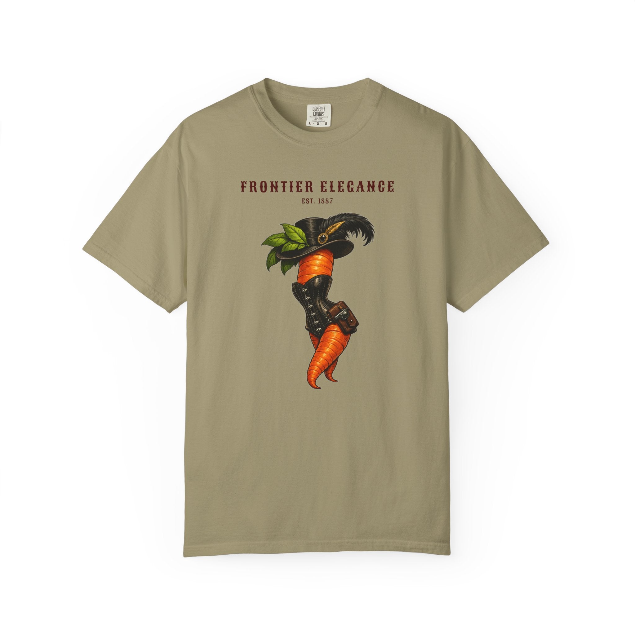 Frontier Elegance Tee | Victorian Western Carrot