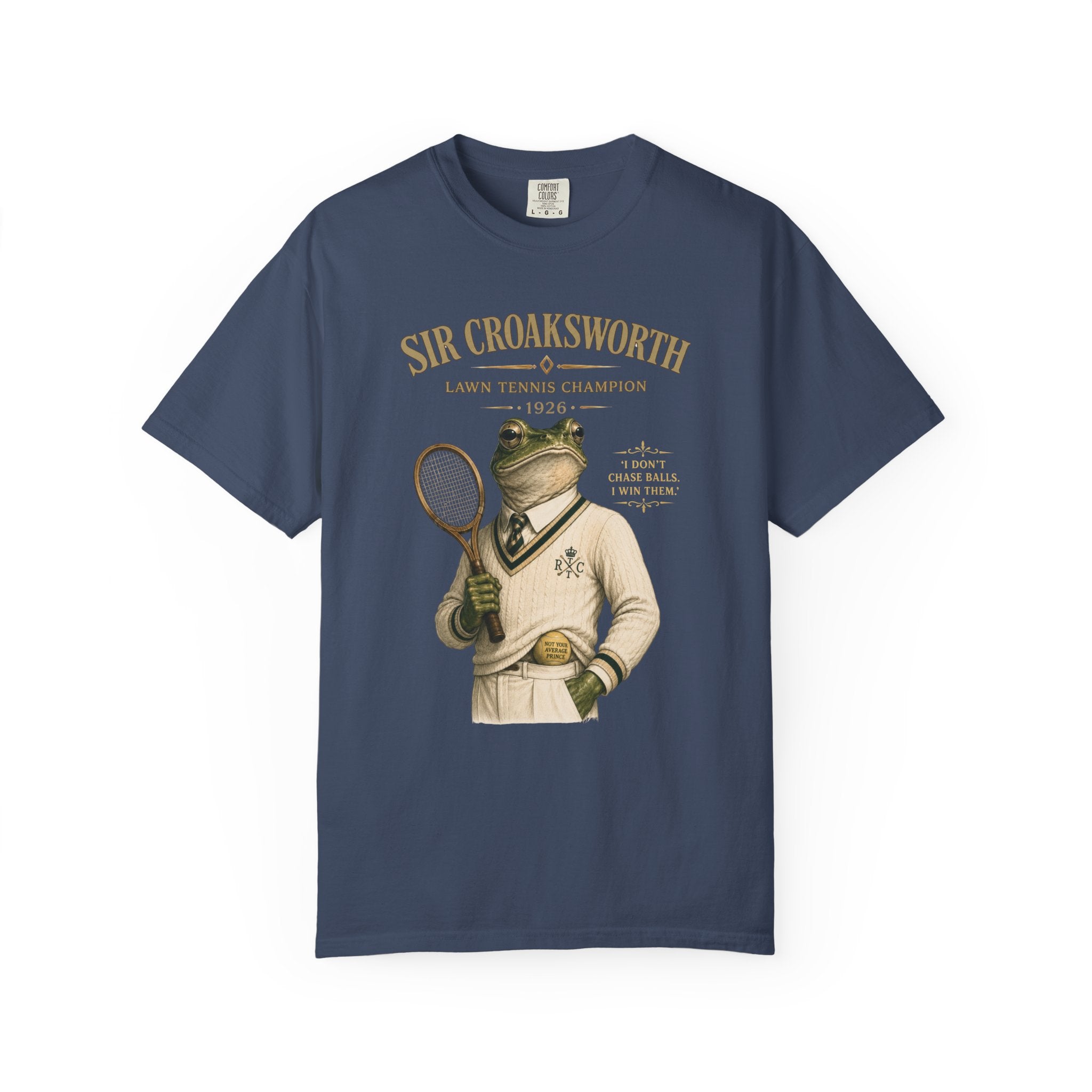 Sir Croaksworth – Lawn Tennis Champion Tee