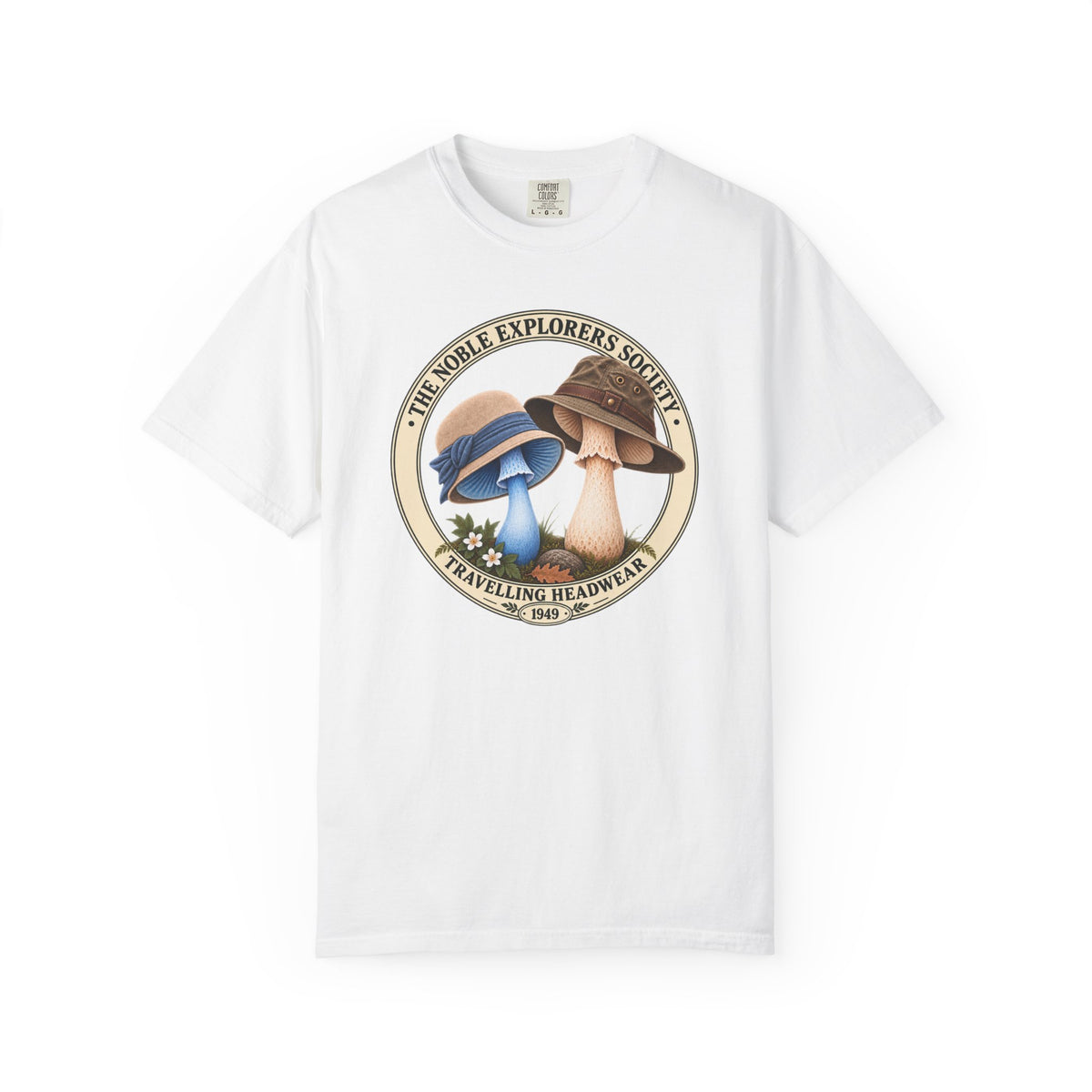 1949 Travelling Headwear Mushroom Tee