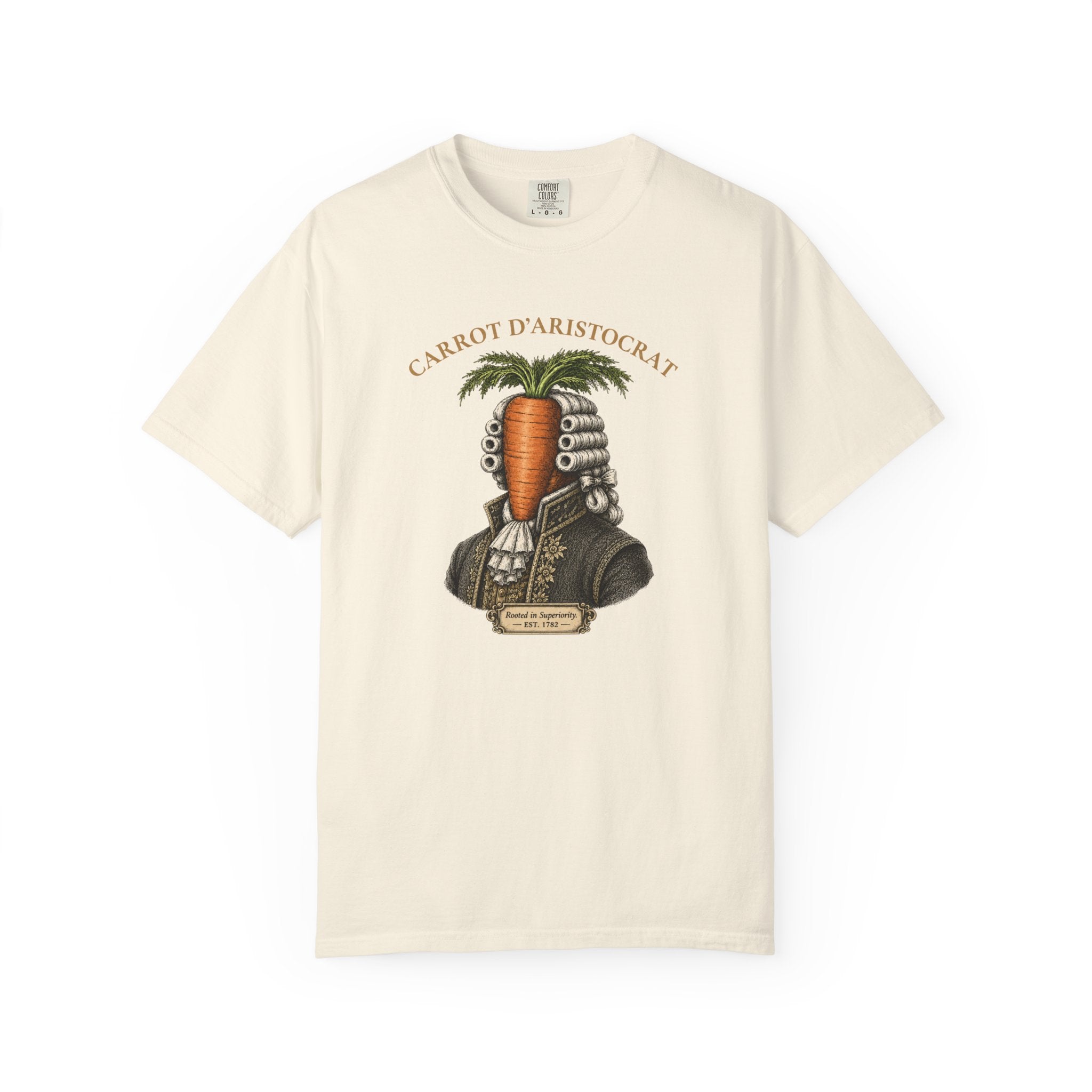 Carrot D'Aristocrat Vintage Graphic Tee | Rooted in Superiority