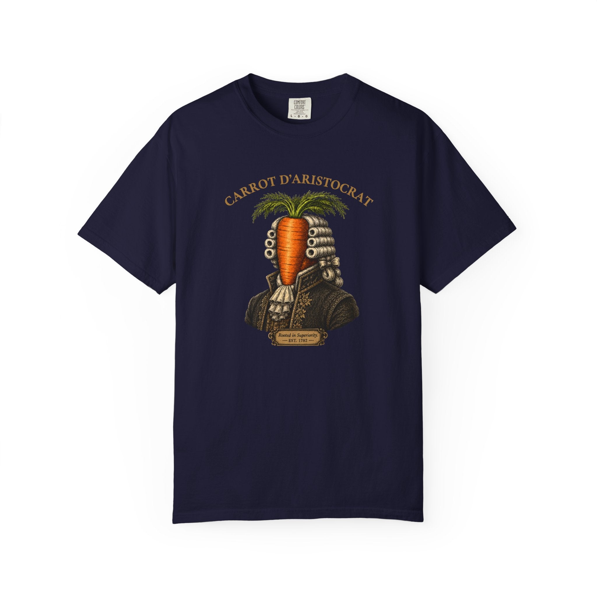 Carrot D'Aristocrat Vintage Graphic Tee | Rooted in Superiority
