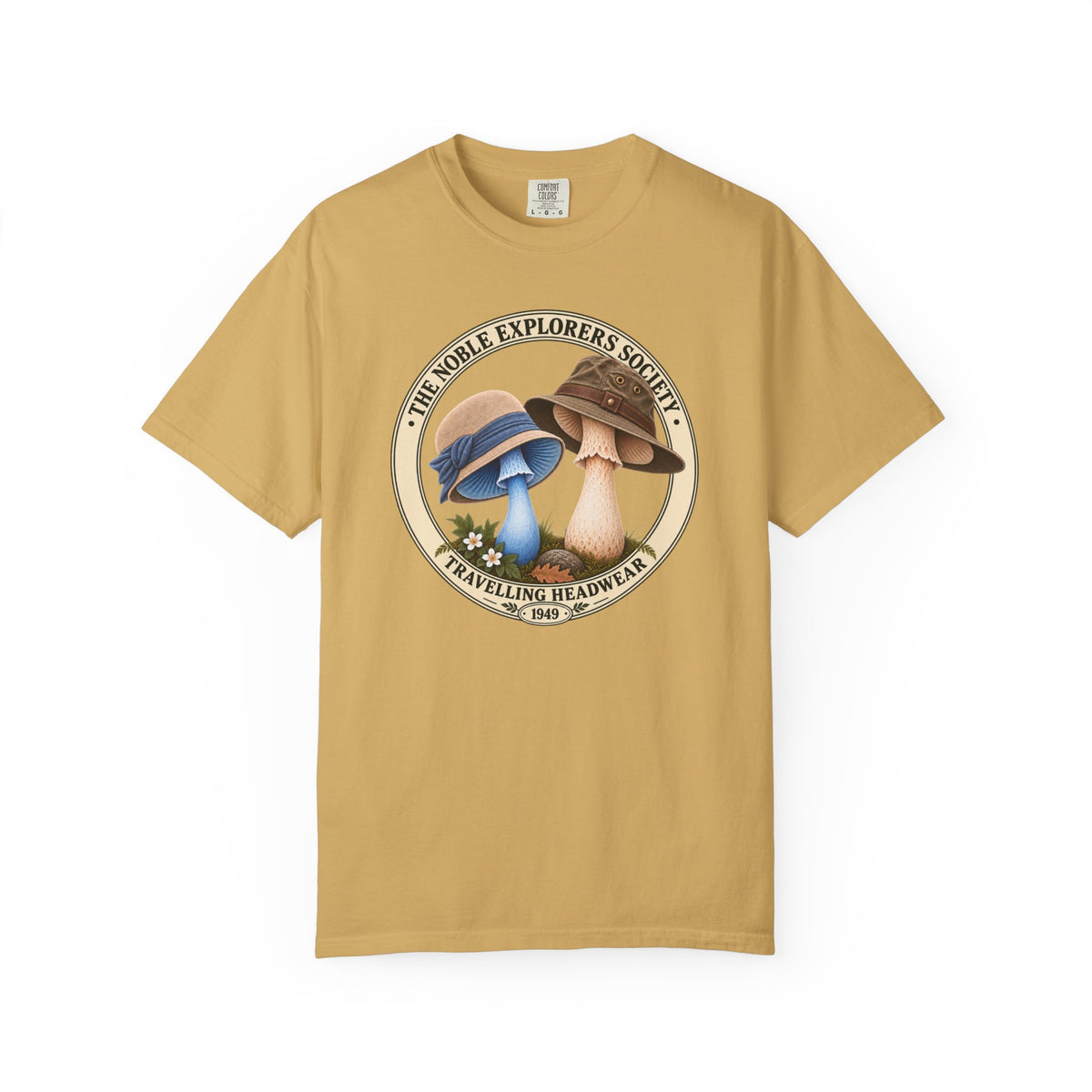 1949 Travelling Headwear Mushroom Tee
