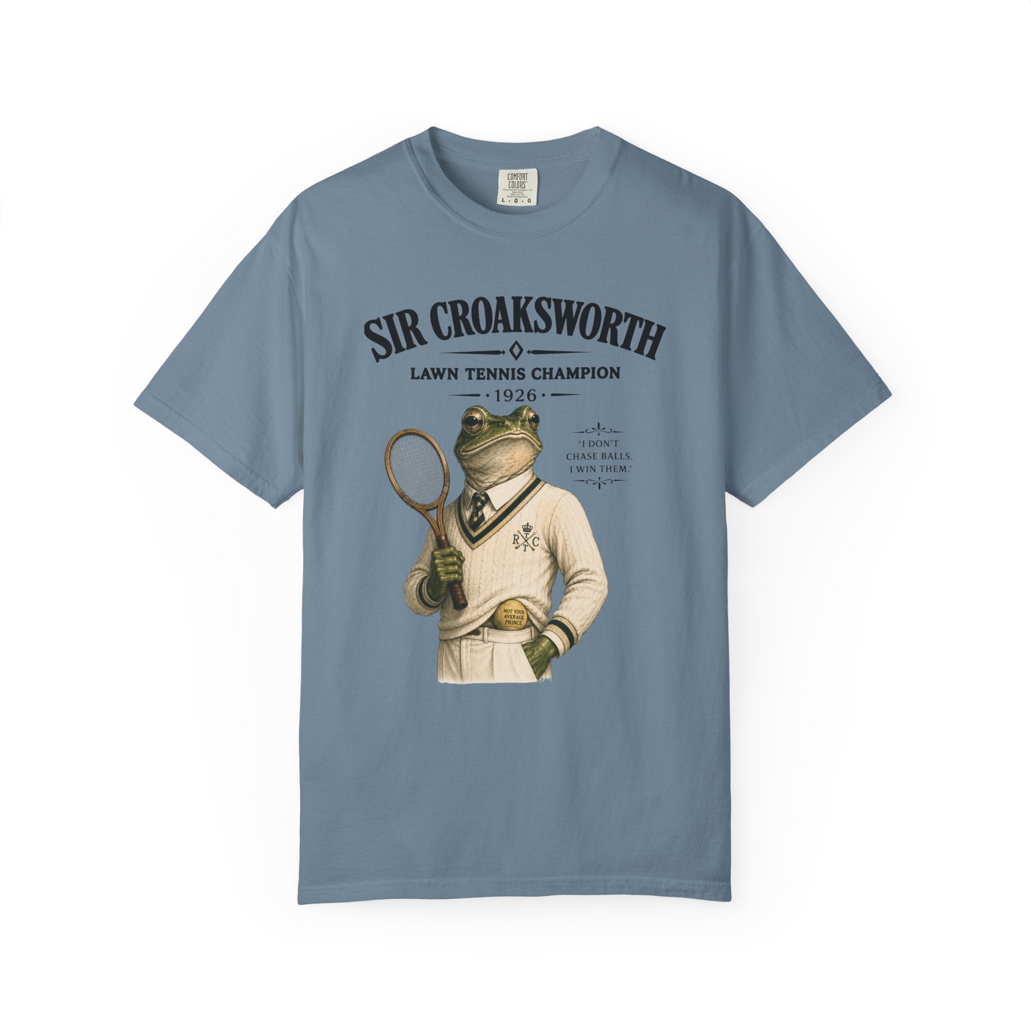 Sir Croaksworth – Lawn Tennis Champion Tee