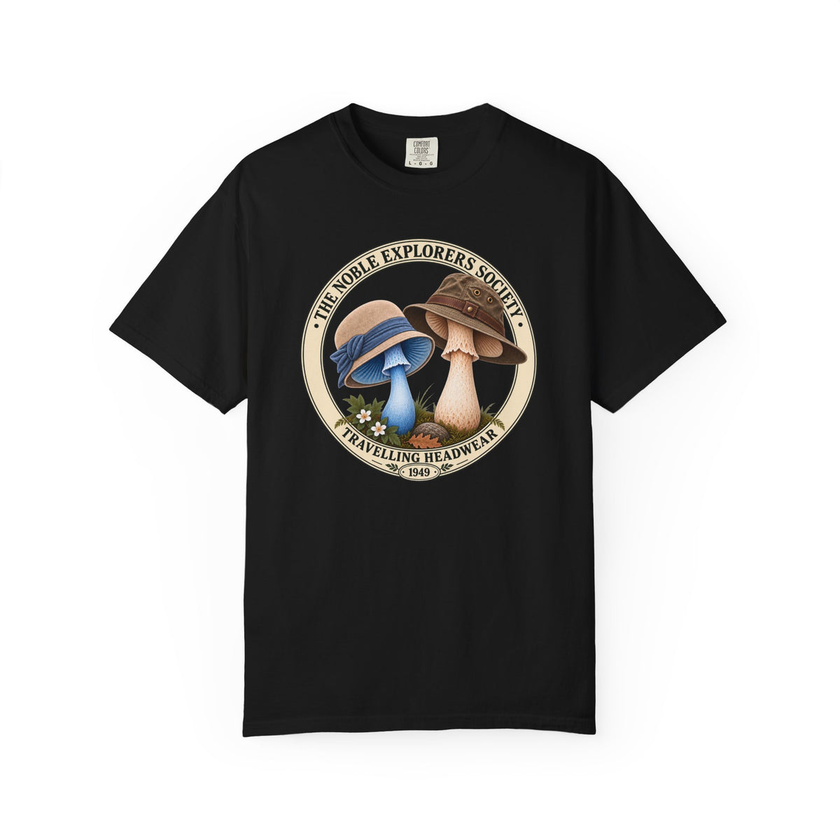 1949 Travelling Headwear Mushroom Tee