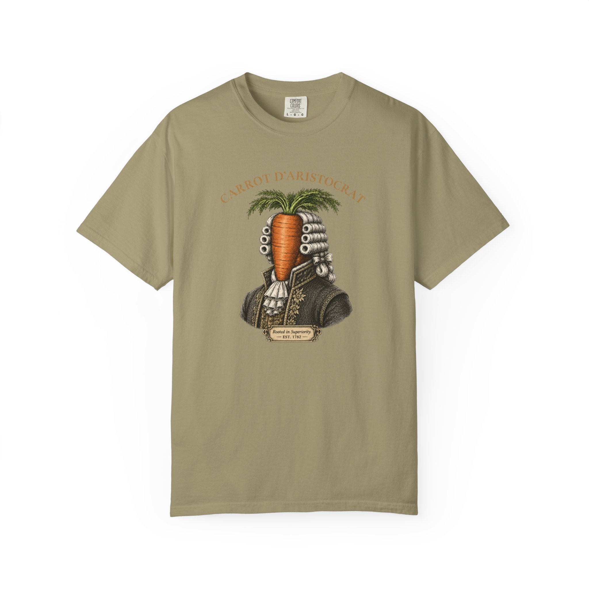 Carrot D'Aristocrat Vintage Graphic Tee | Rooted in Superiority