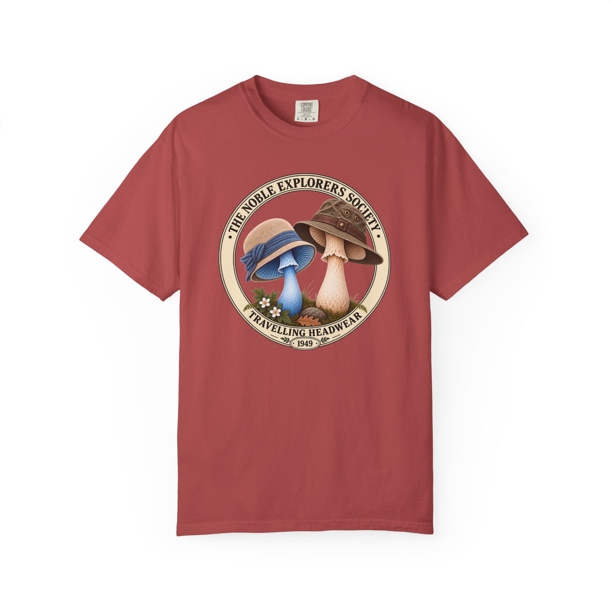 1949 Travelling Headwear Mushroom Tee
