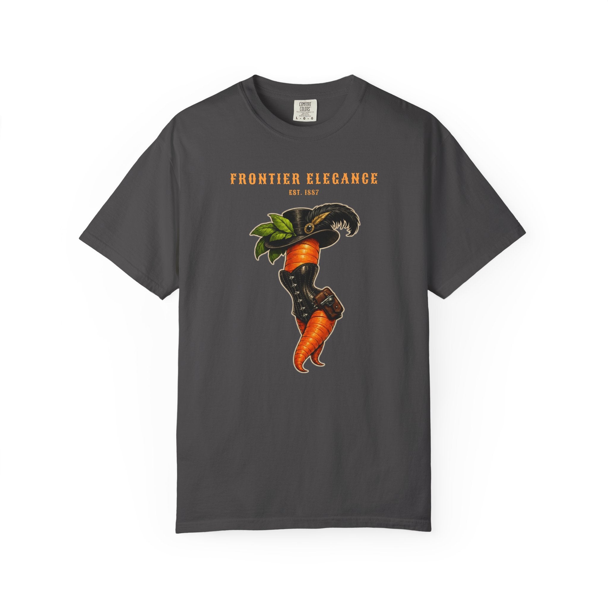 Frontier Elegance Tee | Victorian Western Carrot