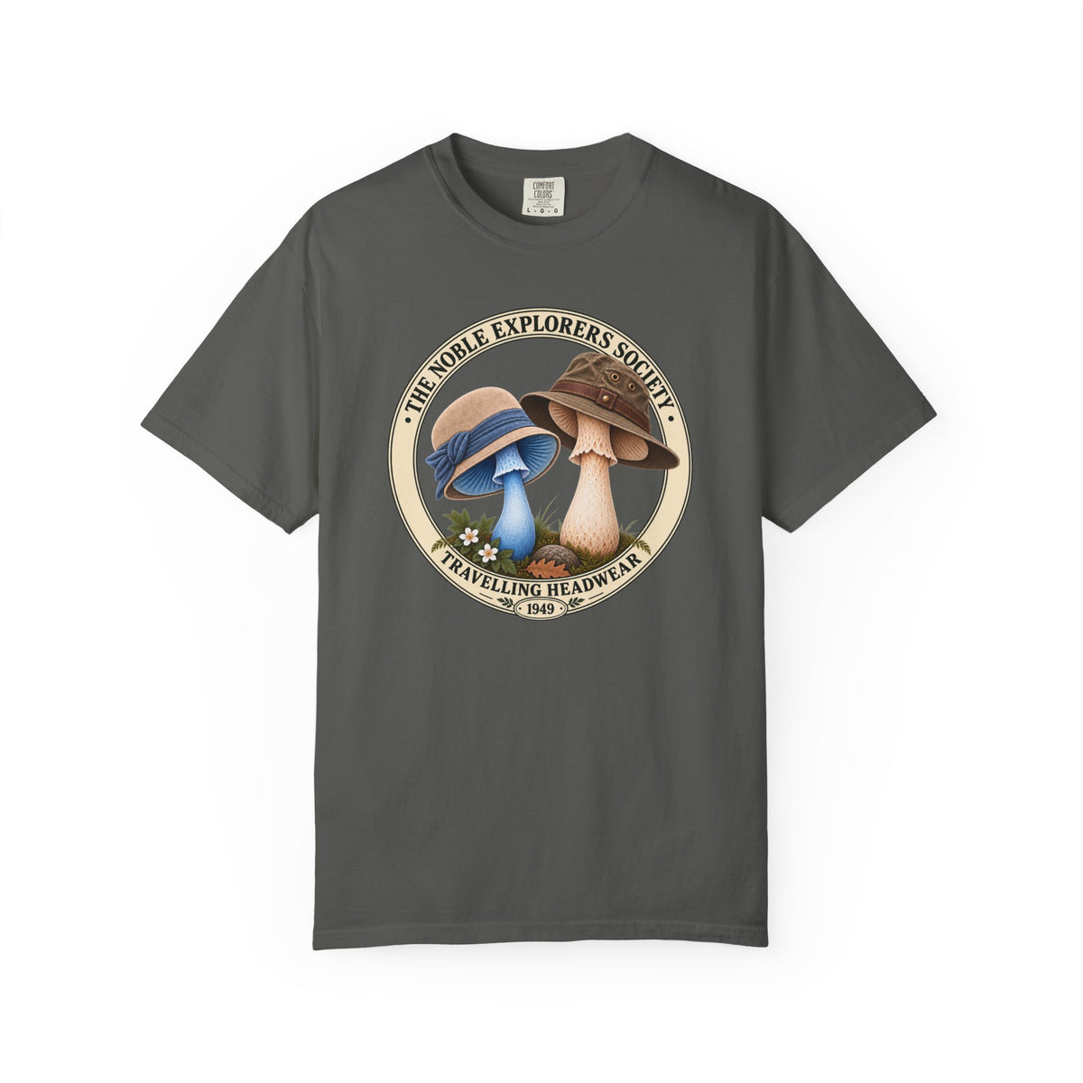 1949 Travelling Headwear Mushroom Tee