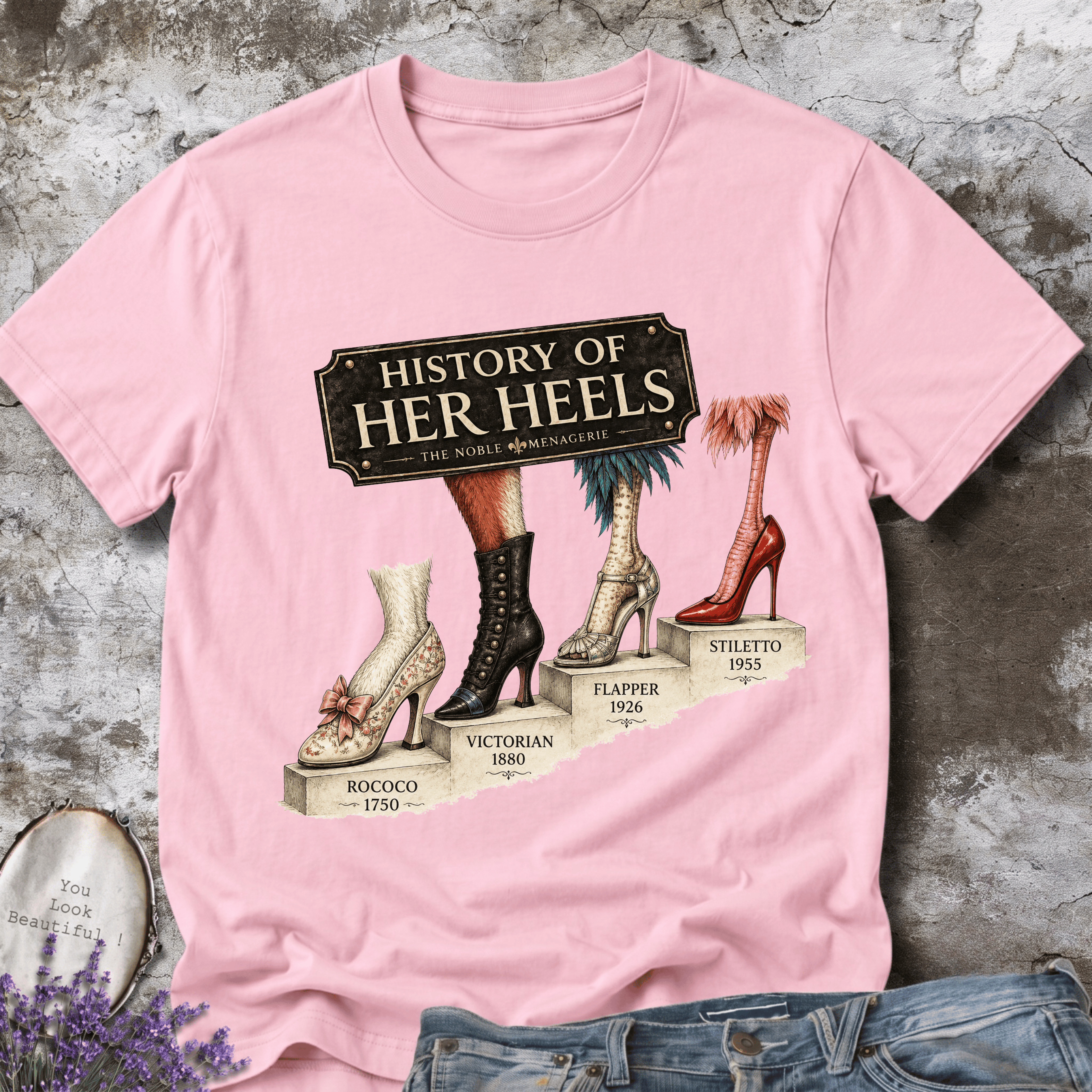 History of Heels Her Heels Tee