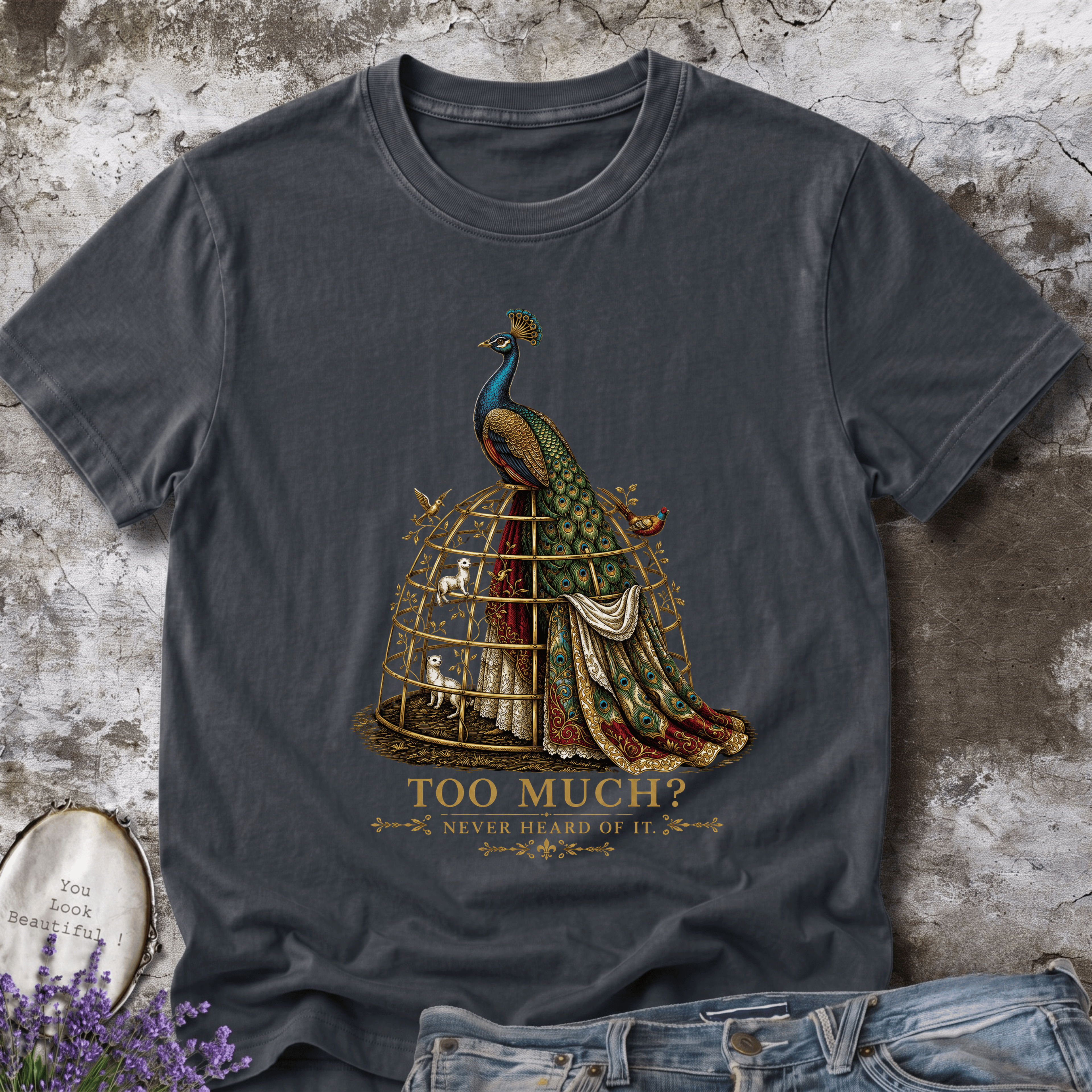 Too Much? Never Heard Of It. Vintage Graphic Tee