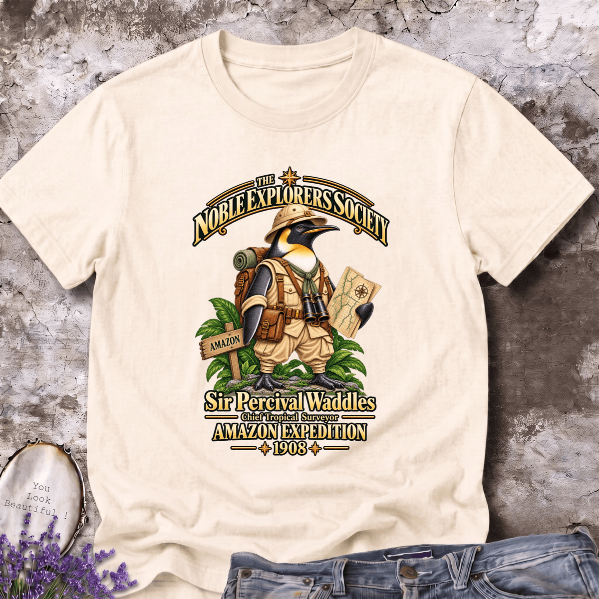 Sir Percival Waddles – Amazon Expedition Tee  Tags