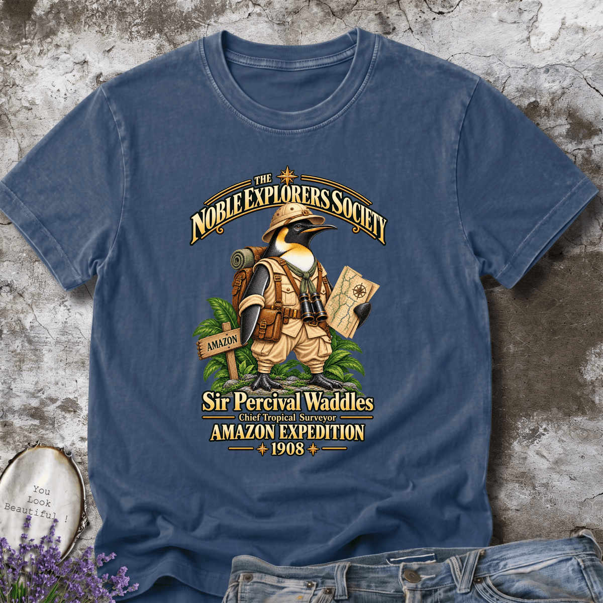 Sir Percival Waddles – Amazon Expedition Tee  Tags