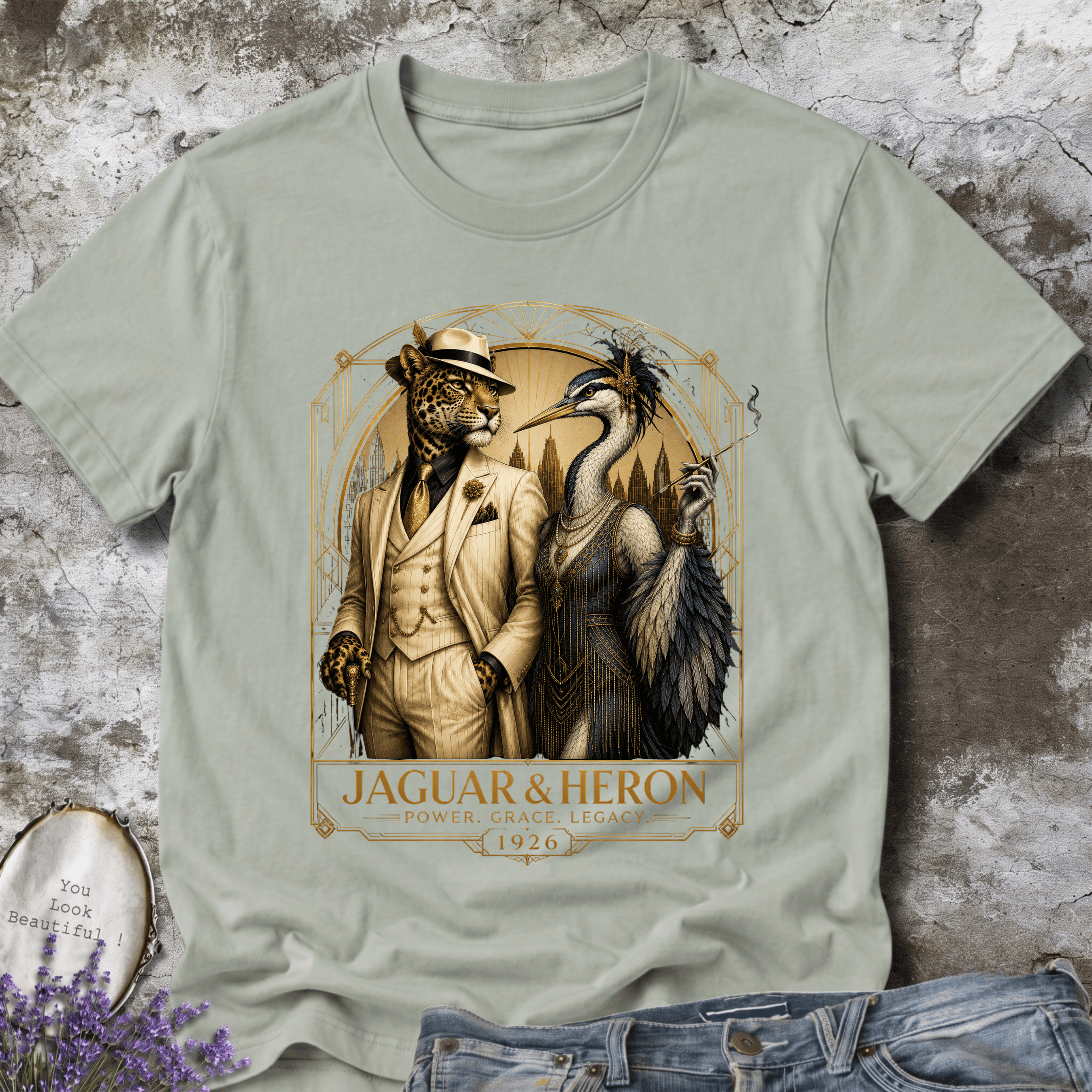 Jaguar & Heron Tee