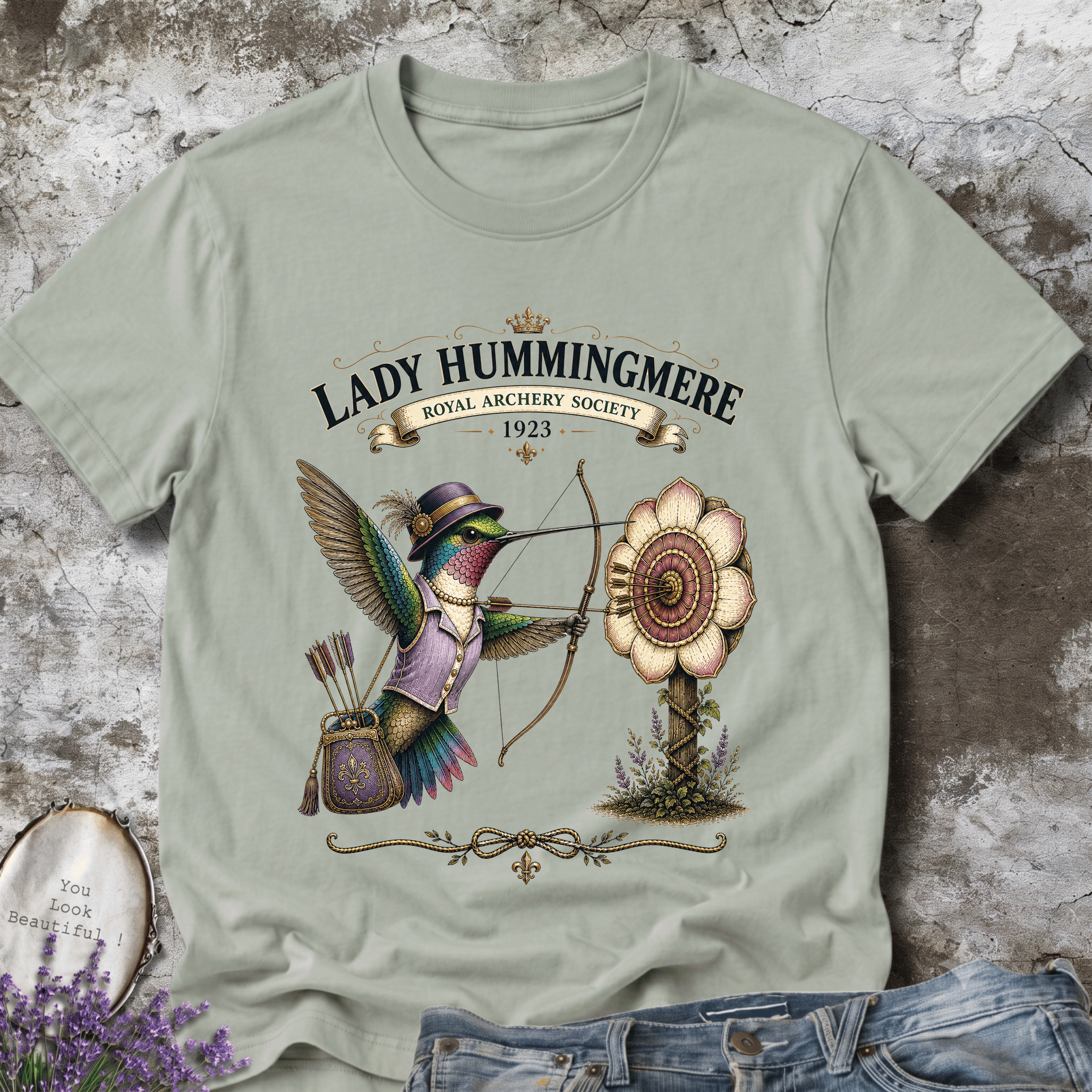 Lady Hummingmere – Vintage Royal Archery Society Tee