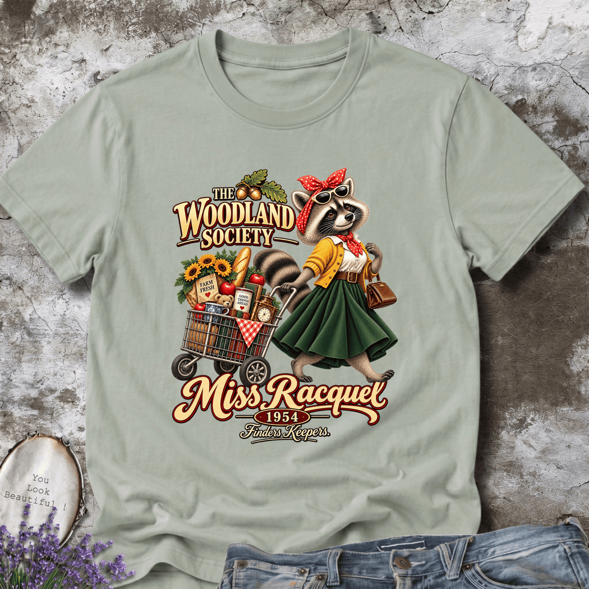 Miss Racquell Raccoon Tee