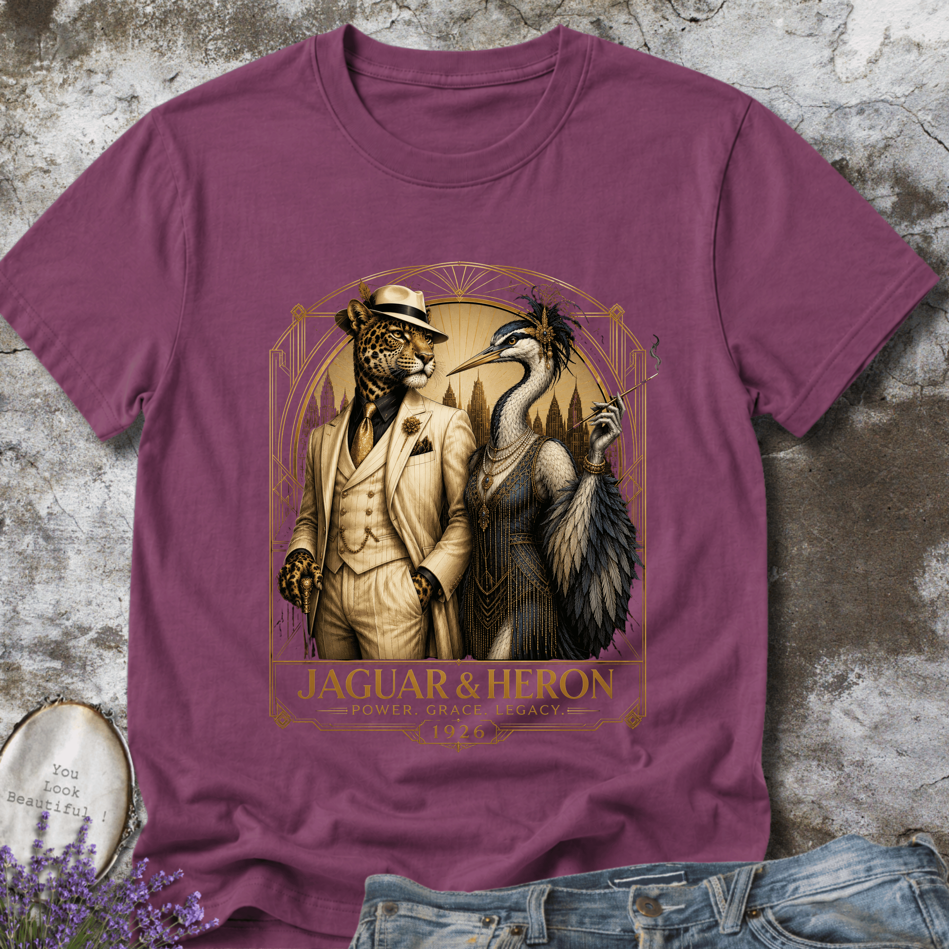 Jaguar & Heron Tee