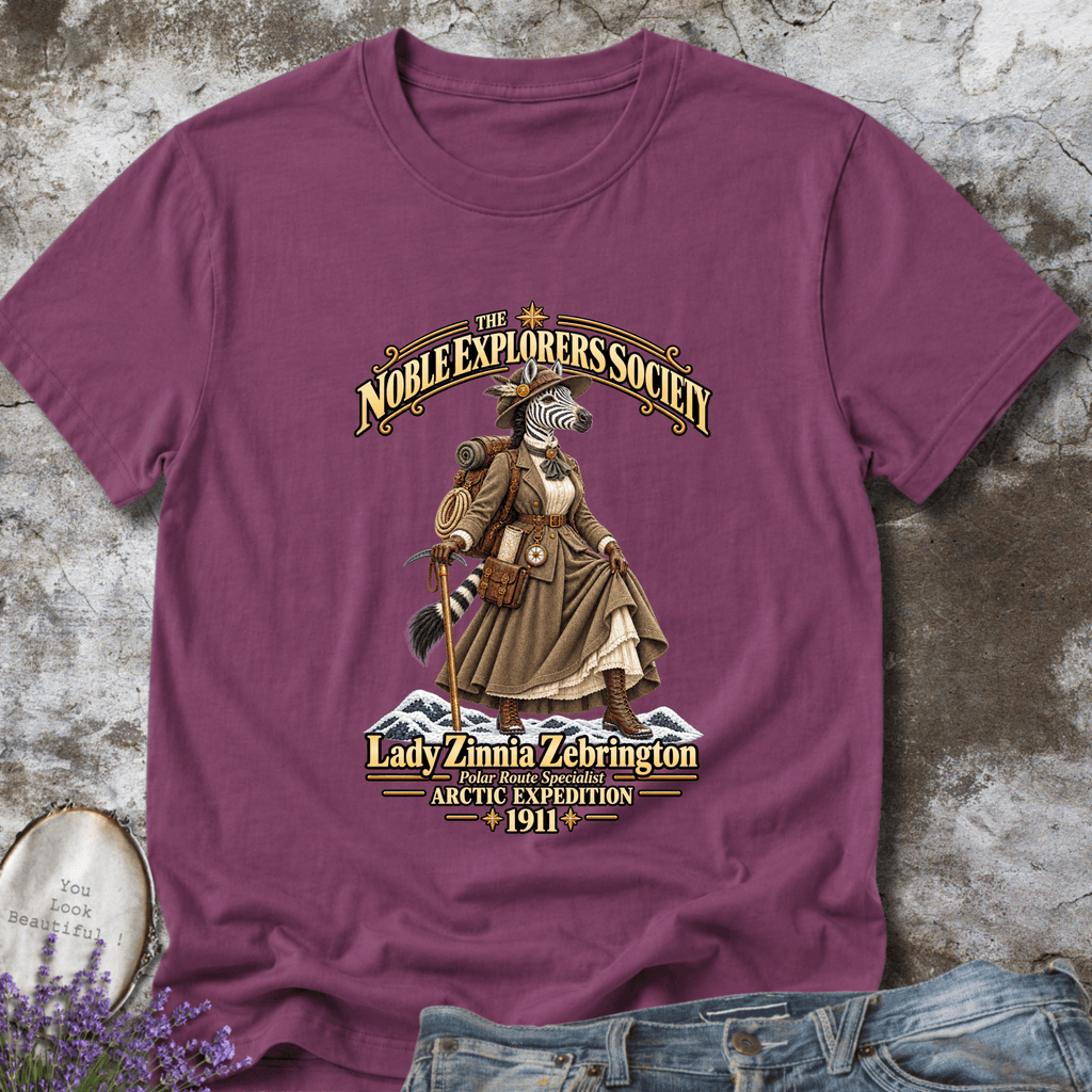 Lady Zinnia Zebrington – Arctic Expedition Tee