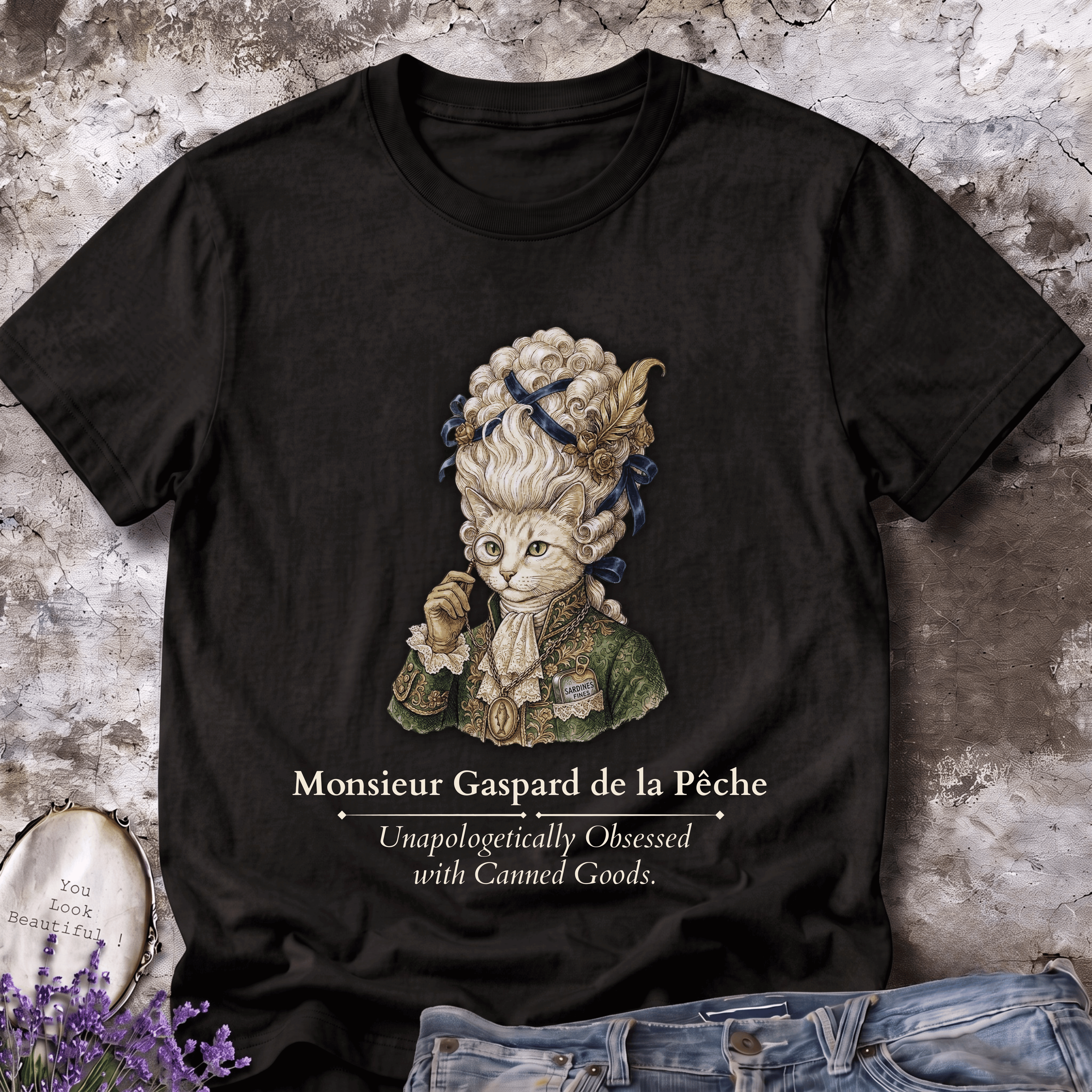 Monsieur Gaspard de la Pêche Vintage Graphic Tee