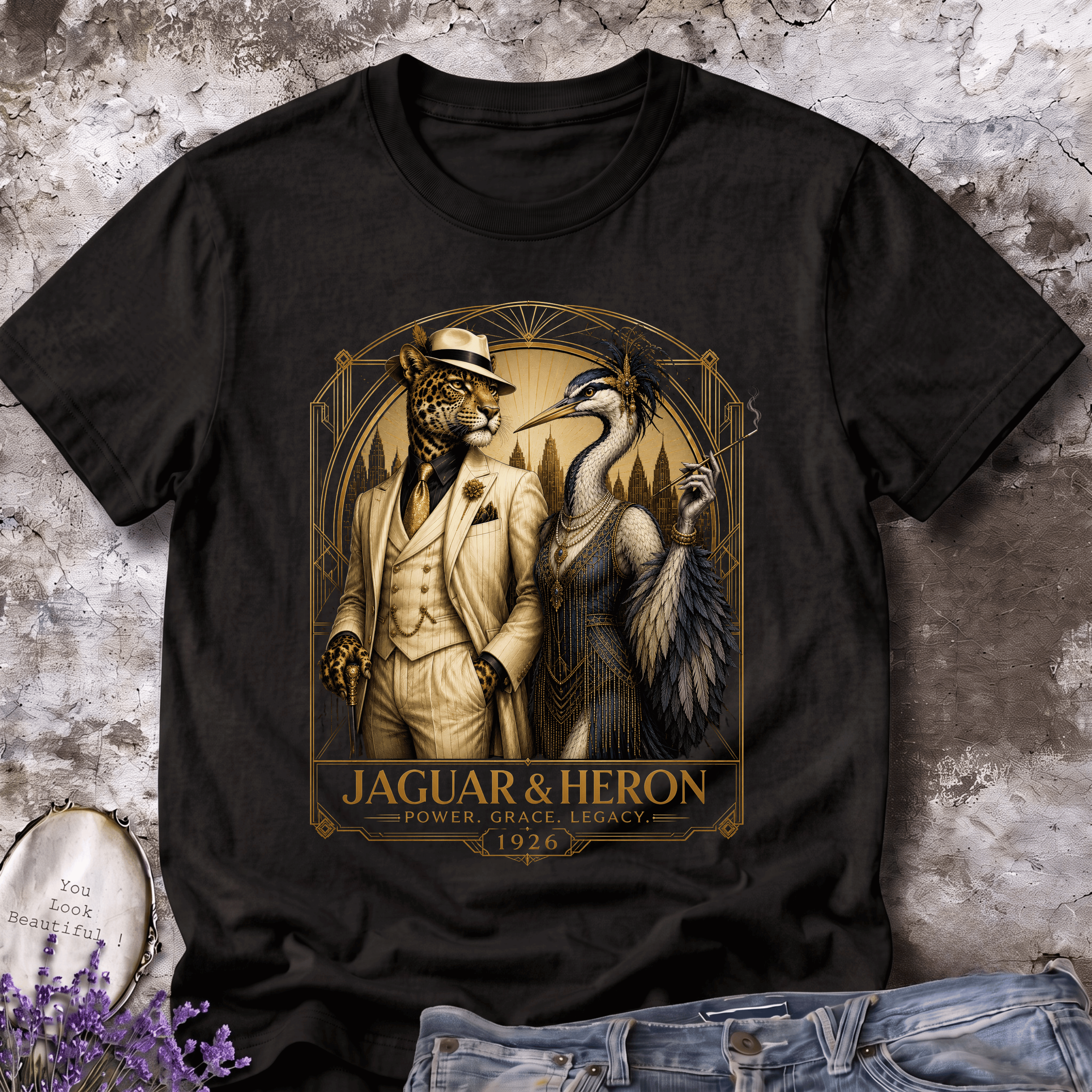 Jaguar & Heron Tee
