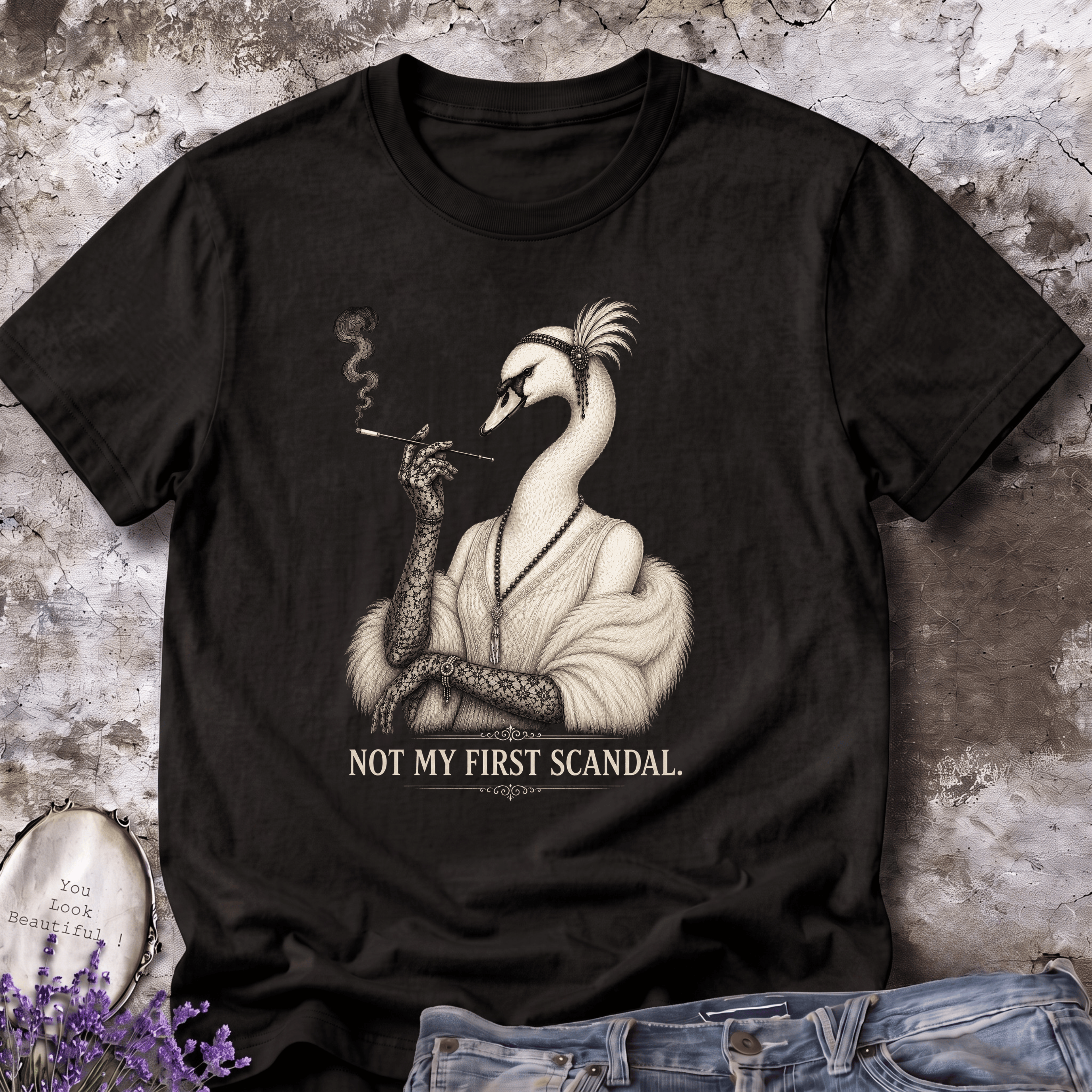 Not My First Scandal Tee | Swan Collection