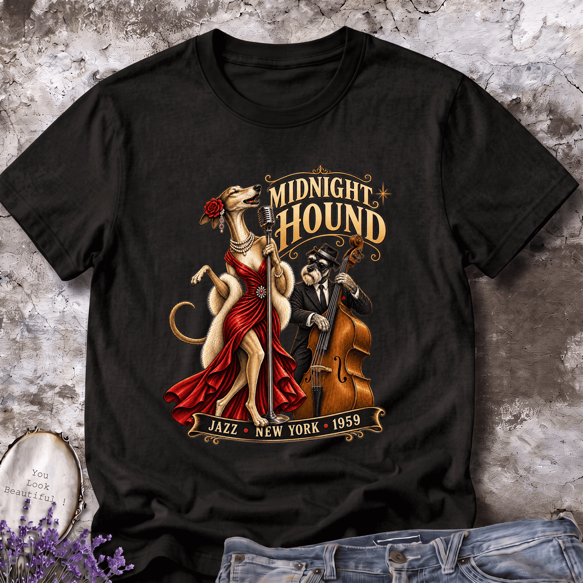 Midnight Hound Jazz Tee