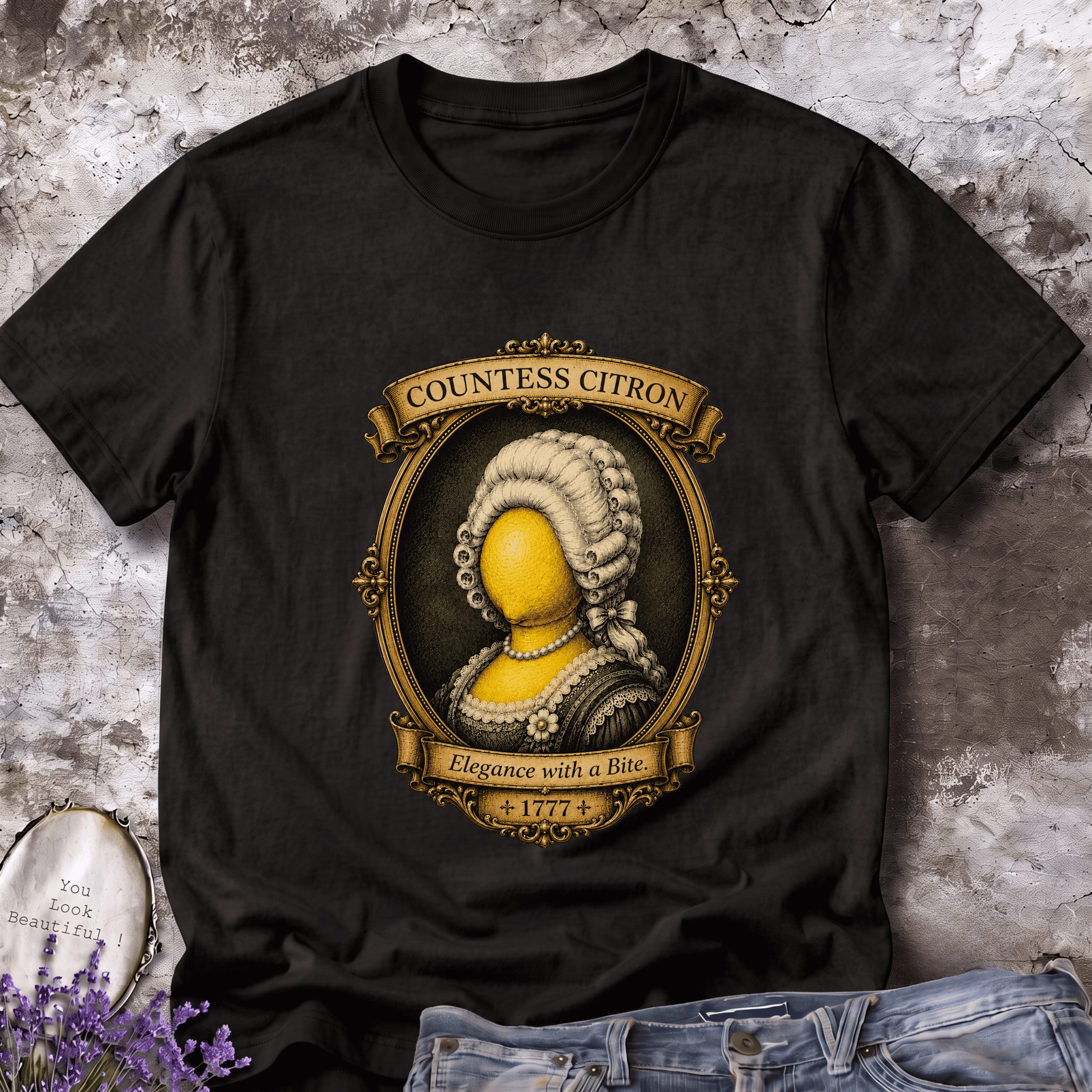 Countess Citron Vintage Graphic Tee | Est. 1777