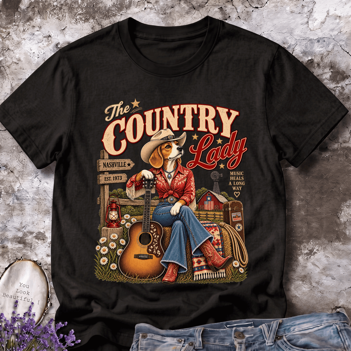 Country Lady Beagle Tee