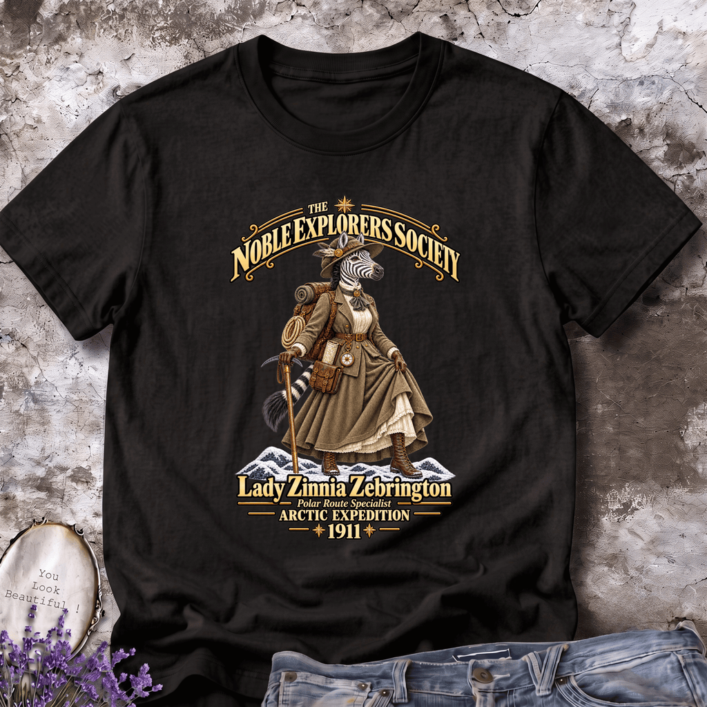 Lady Zinnia Zebrington – Arctic Expedition Tee