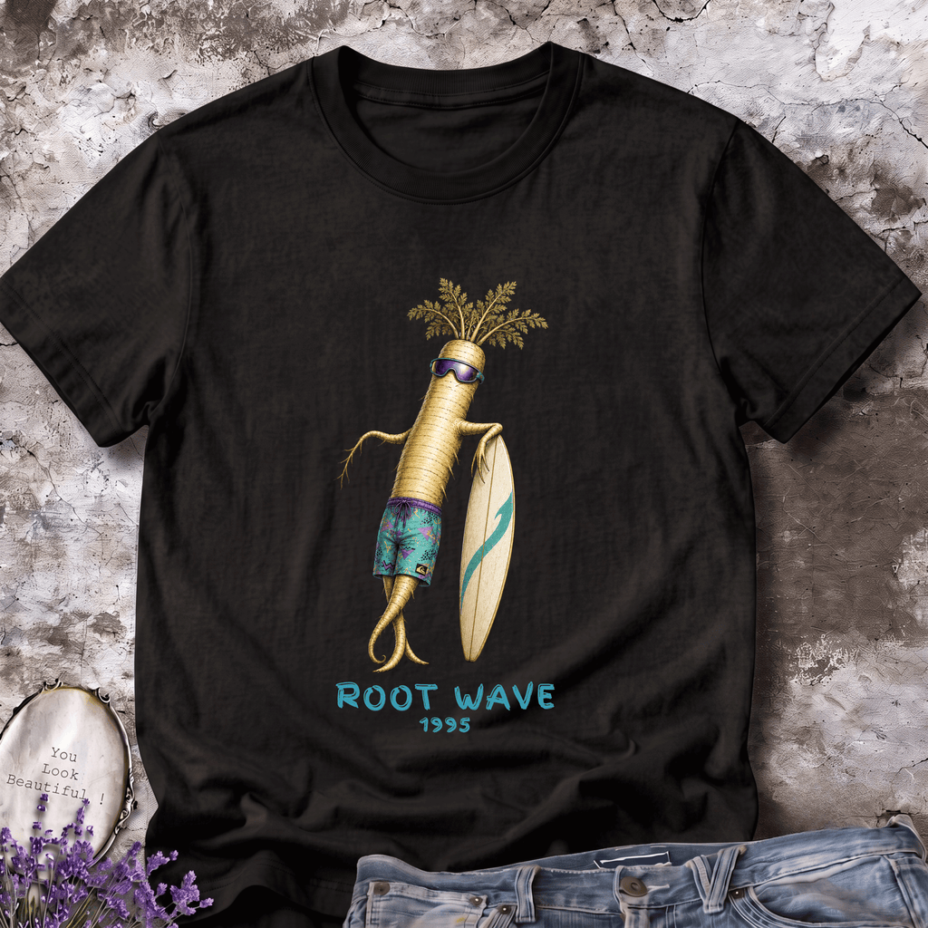 Root Wave 1995 – Funny Surfing Parsnip Tee