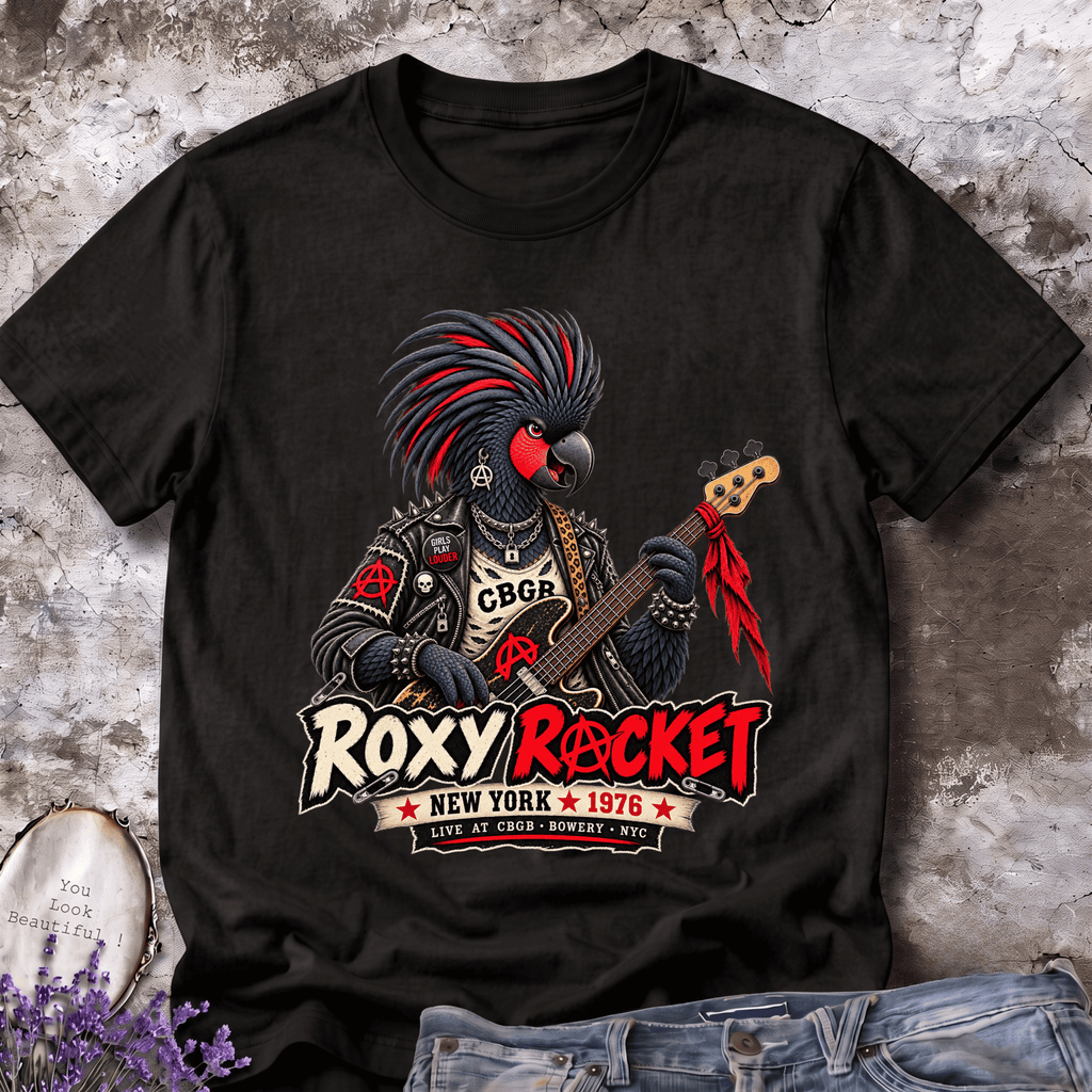 Roxy Racket Punk Rock Tee