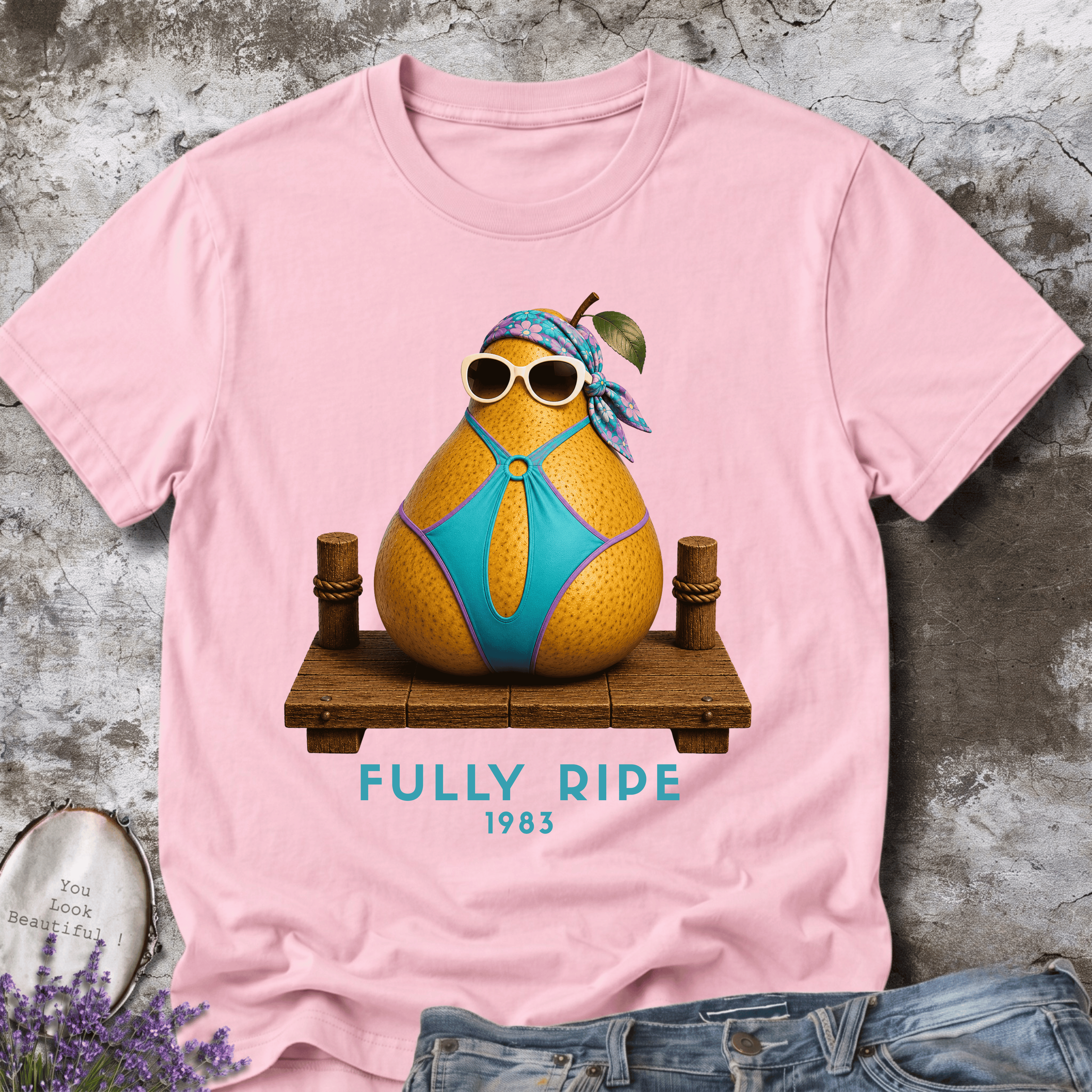Fully Ripe 1983 – Vintage Pear Beach Graphic Tee