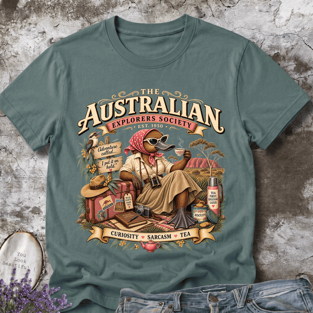 Australian Lady Explorer Platypus Tee – Est. 1950