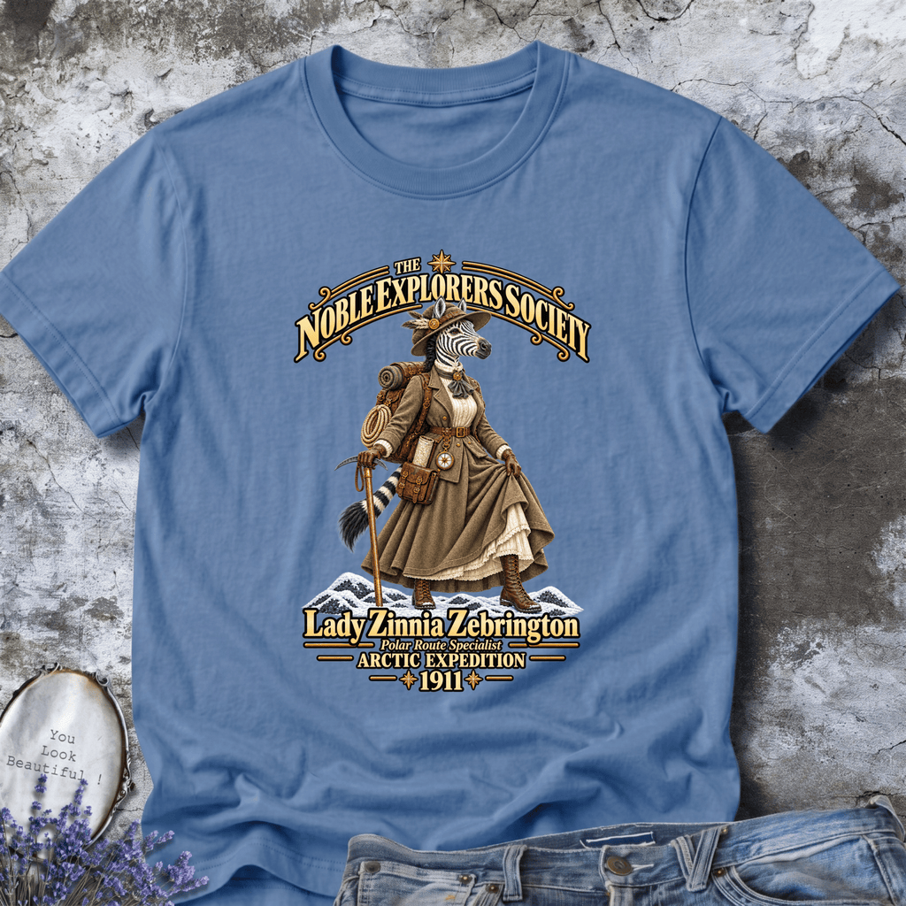 Lady Zinnia Zebrington – Arctic Expedition Tee