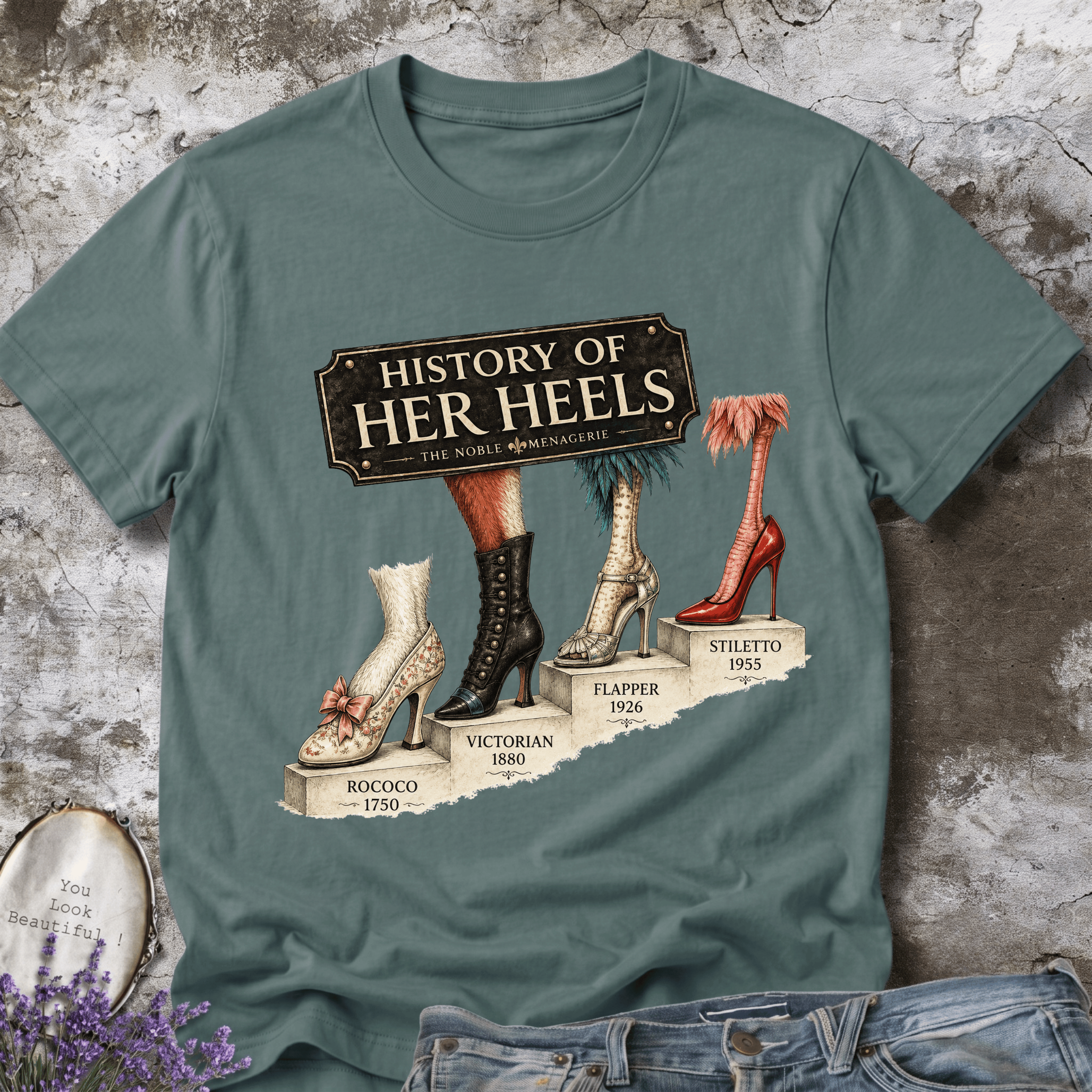 History of Heels Her Heels Tee