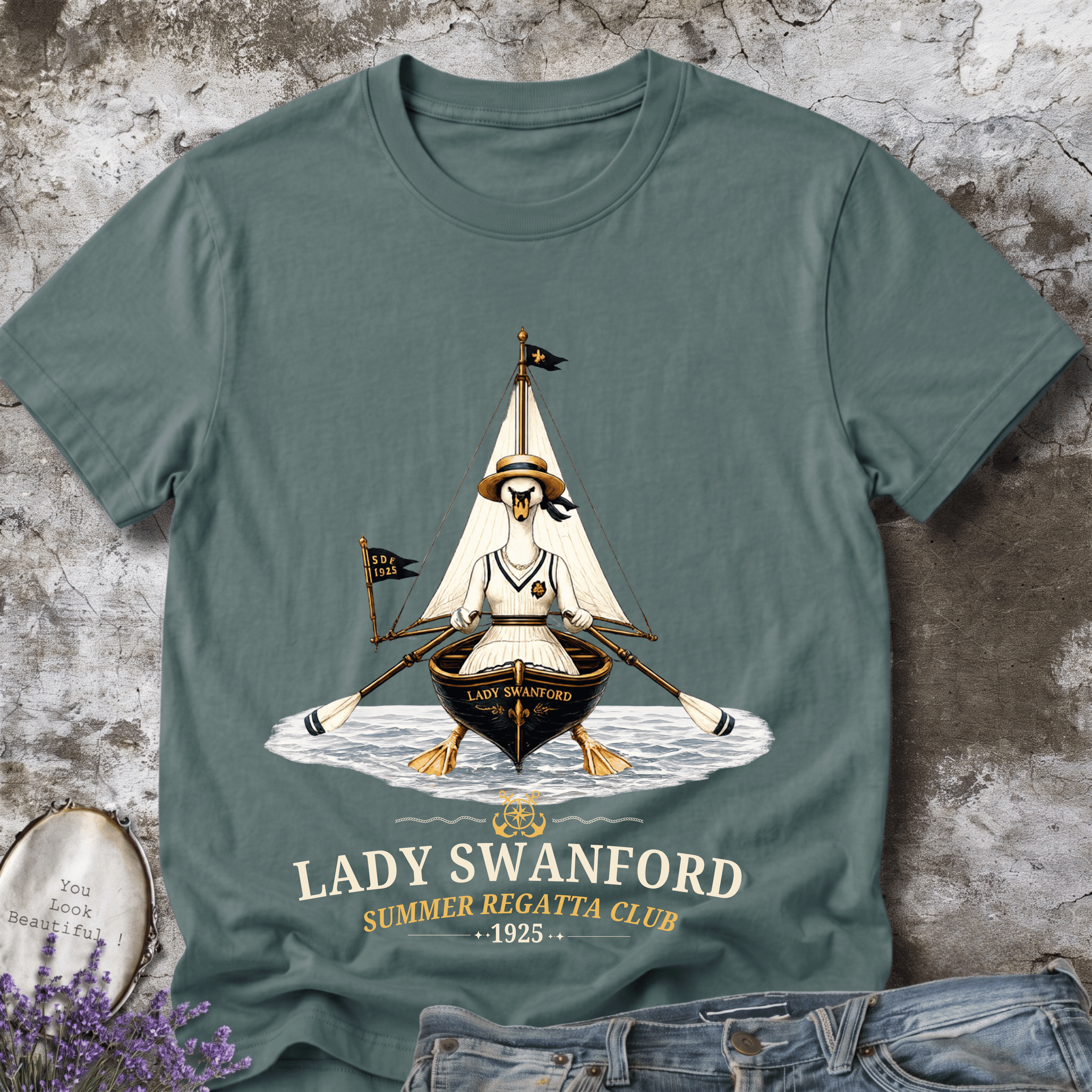 Lady Swanford Tee | Summer Regatta Club 1925