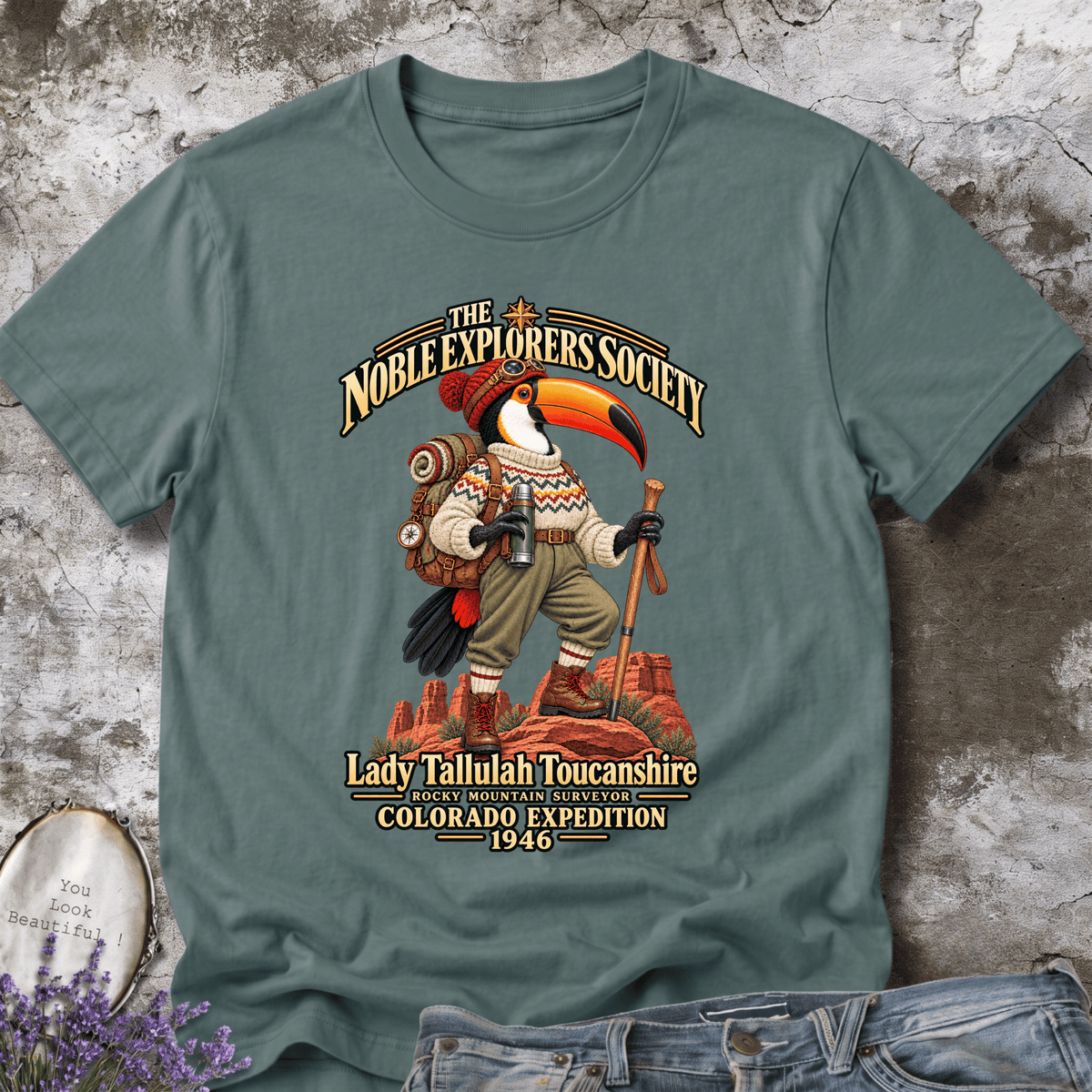 Lady Tallulah Toucan – Colorado Expedition Tee