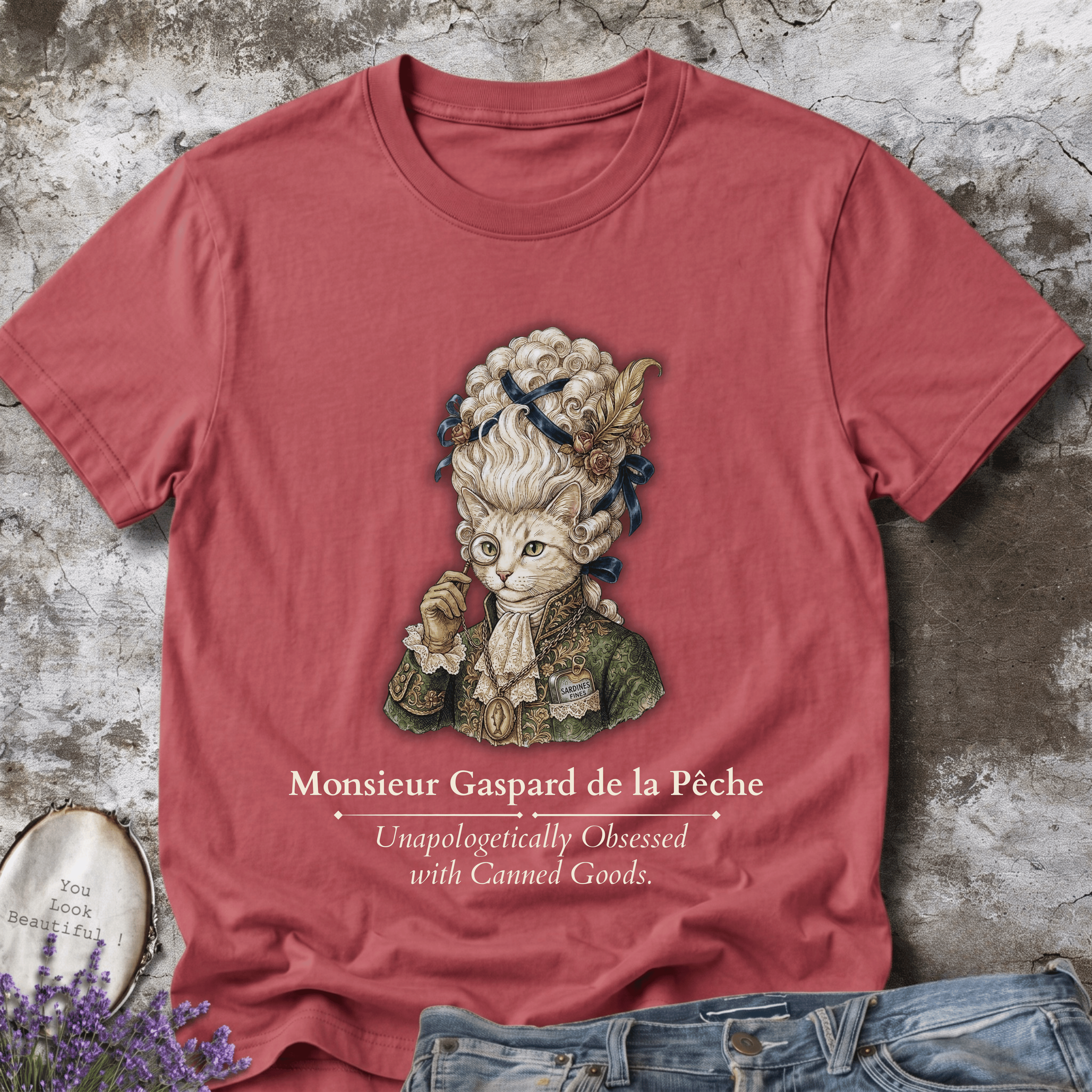 Monsieur Gaspard de la Pêche Vintage Graphic Tee