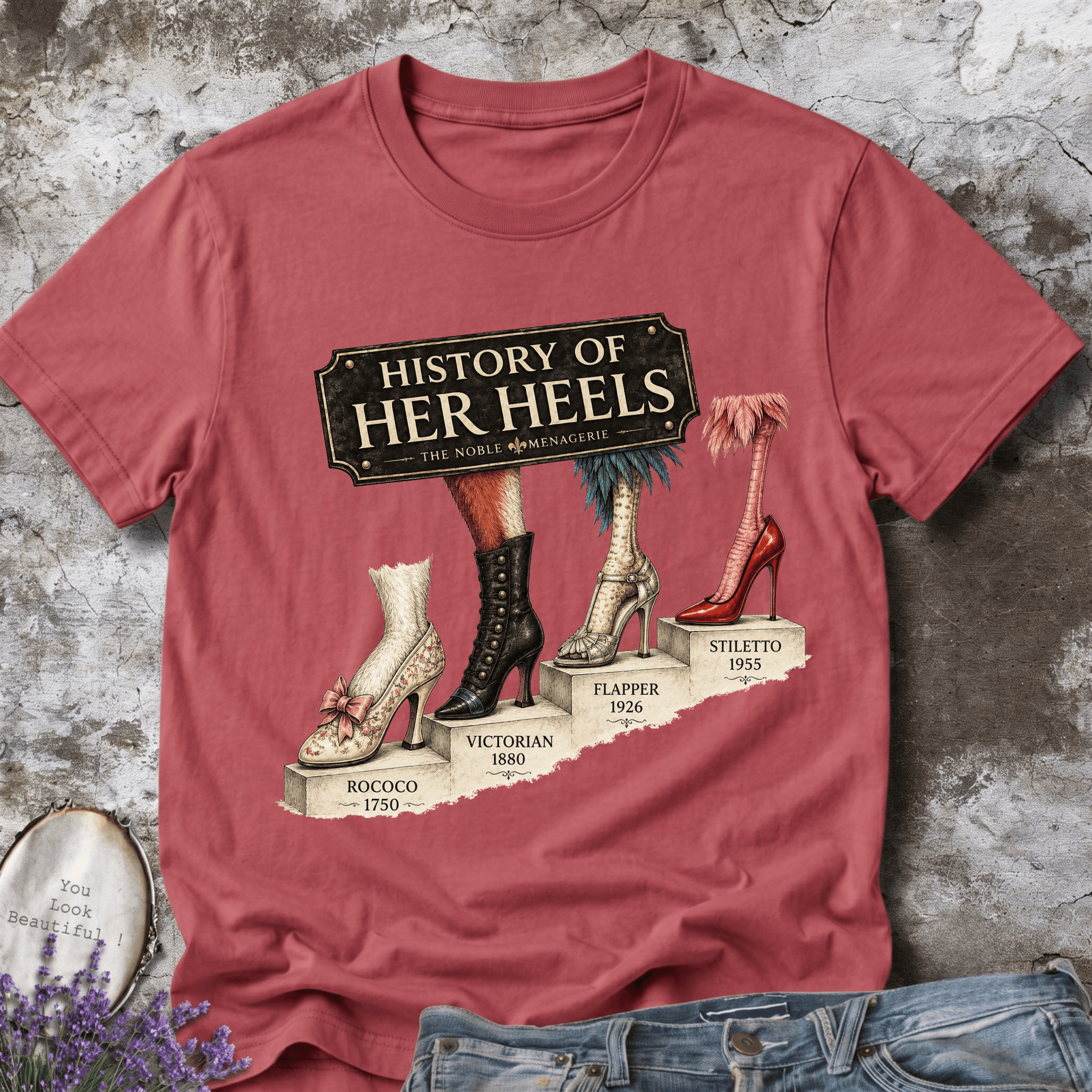 History of Heels Her Heels Tee