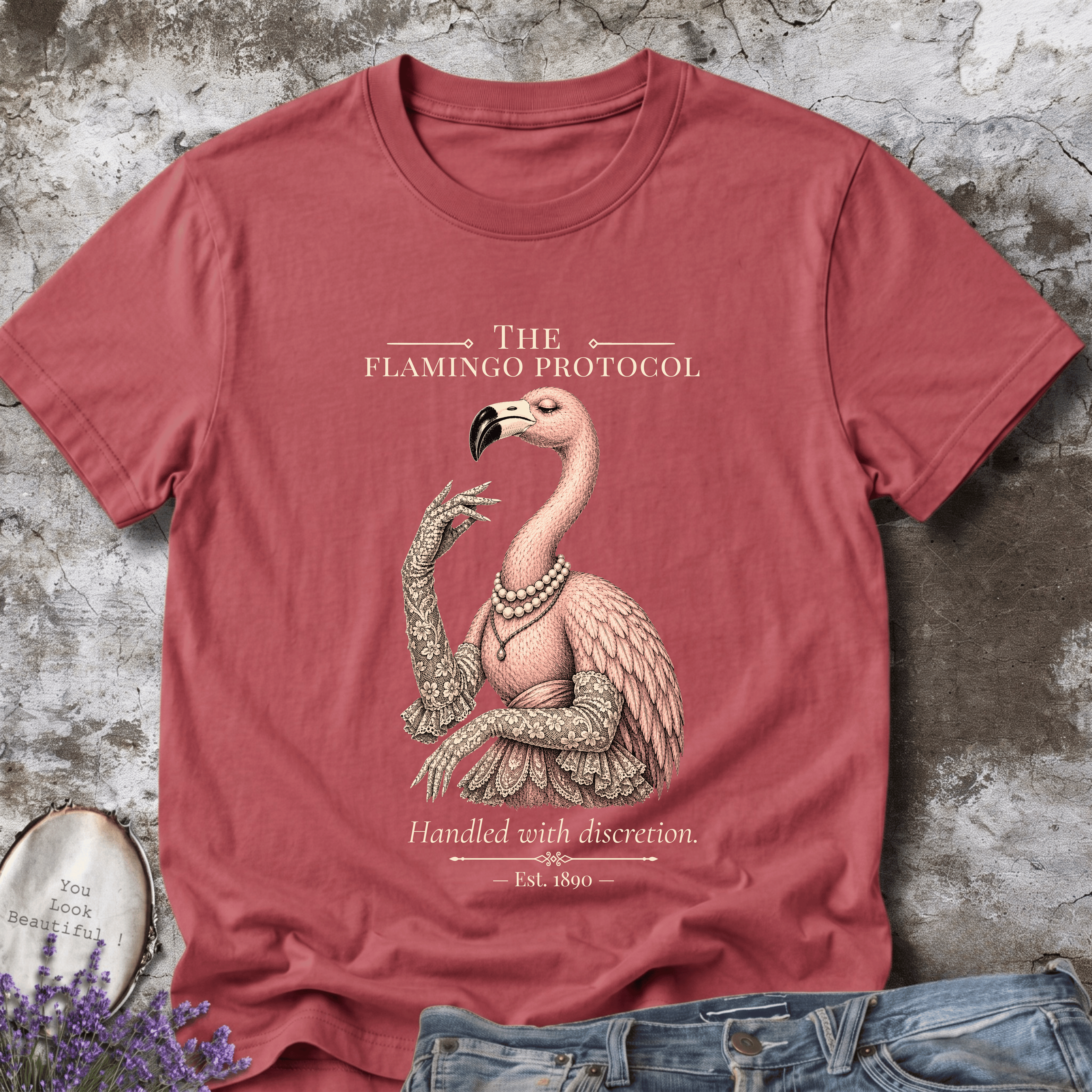 The Flamingo Protocol Tee | Est. 1890