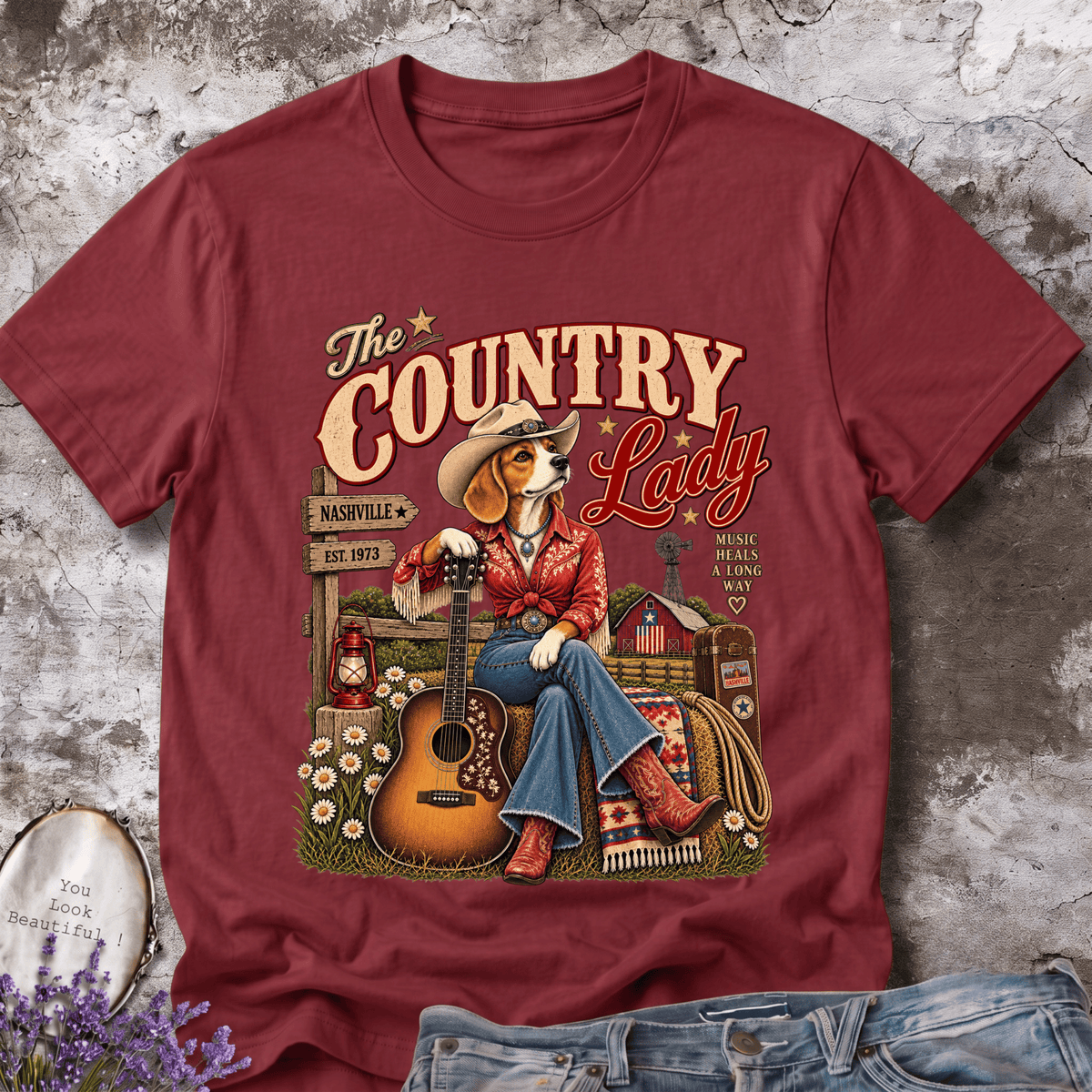 Country Lady Beagle Tee