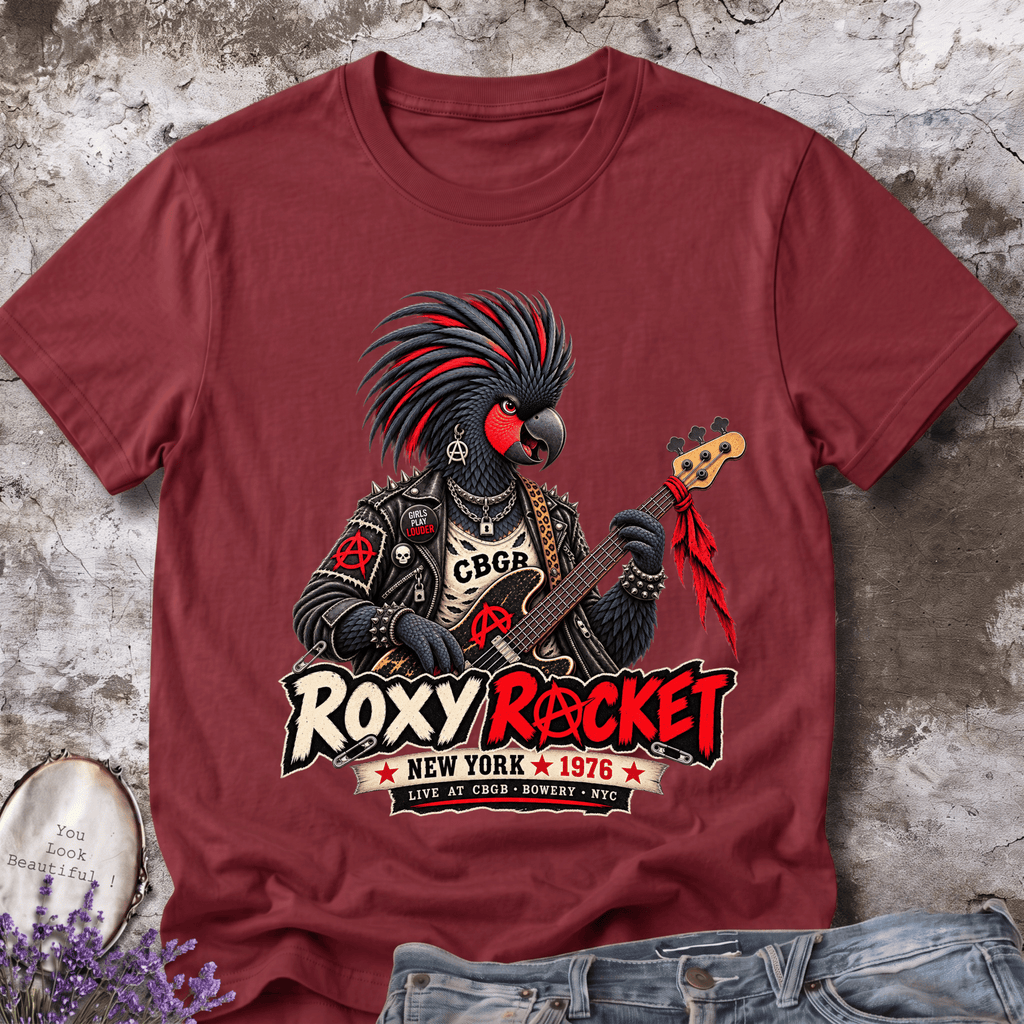 Roxy Racket Punk Rock Tee