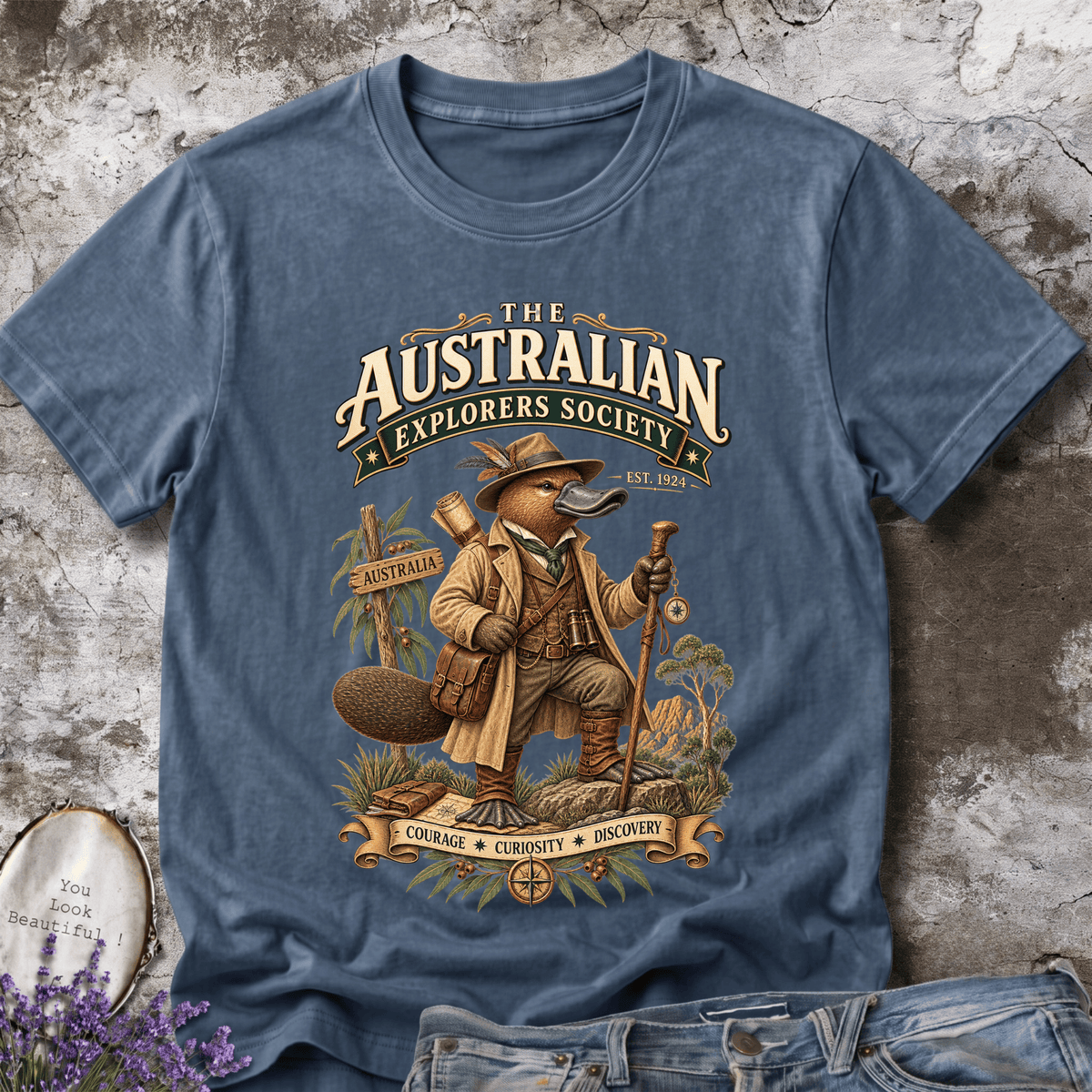 Australian Explorer Platypus Tee – Est. 1924