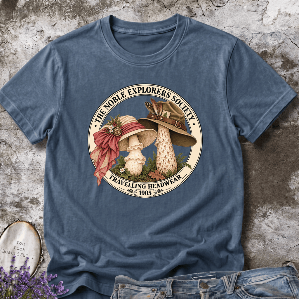 1905 Travelling Headwear Mushroom Tee