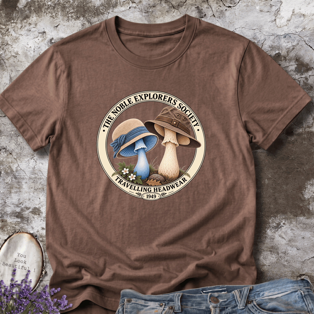 1949 Travelling Headwear Mushroom Tee