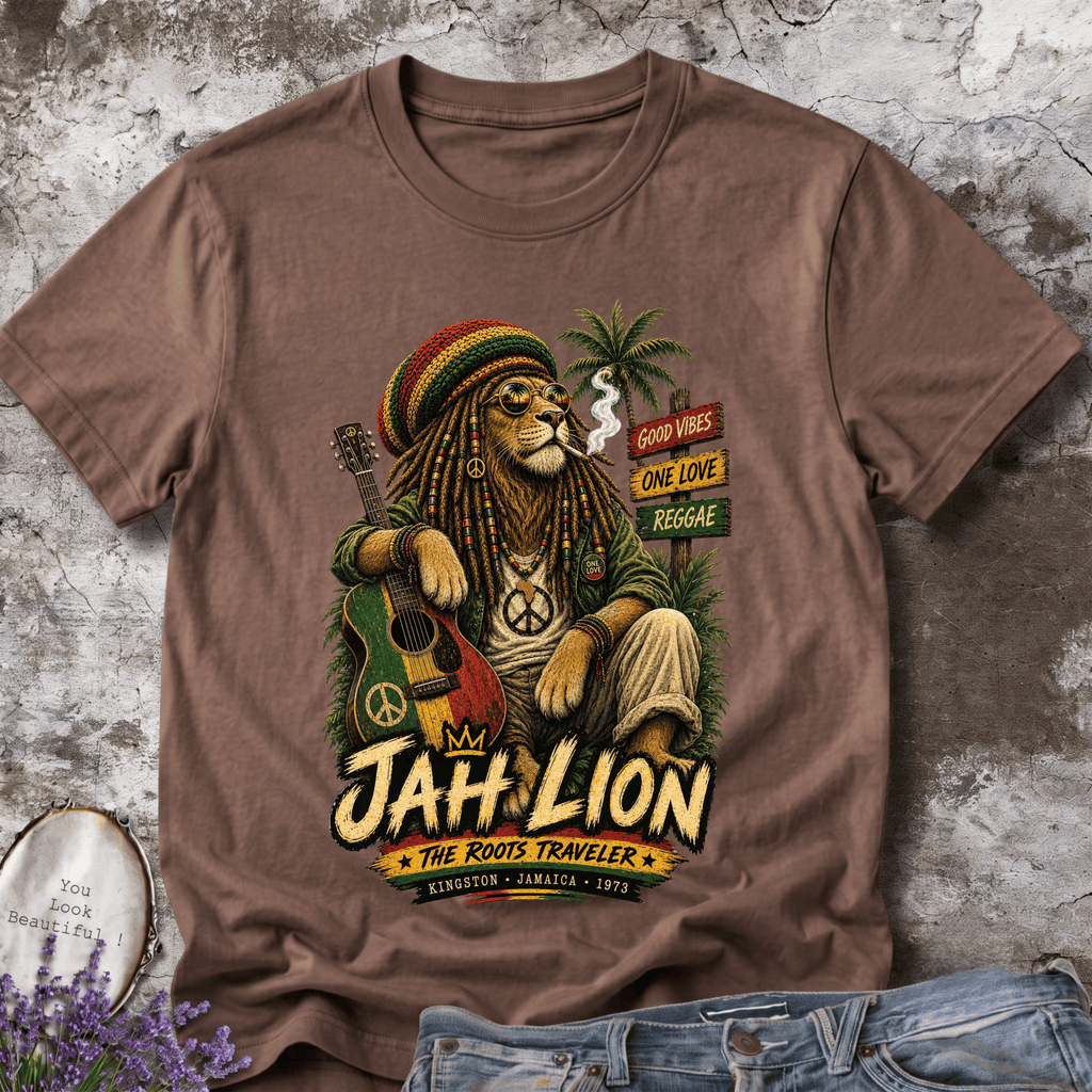 Jah Lion – The Roots Traveler Reggae Tee