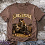 Blues Basset – Vintage Delta Blues Dog Tee