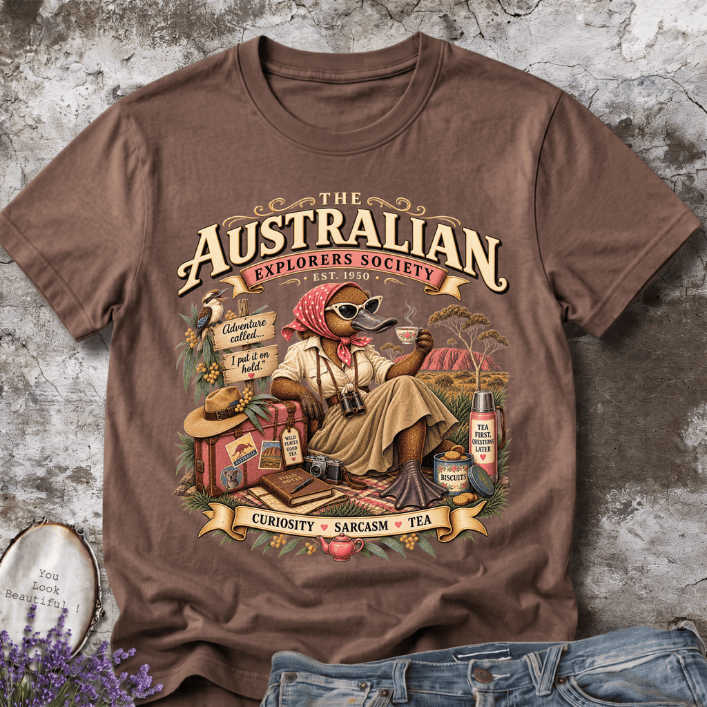 Australian Lady Explorer Platypus Tee – Est. 1950