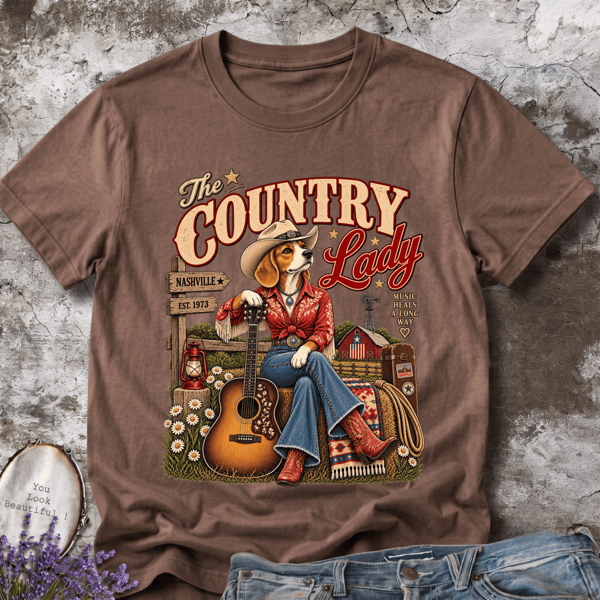 Country Lady Beagle Tee