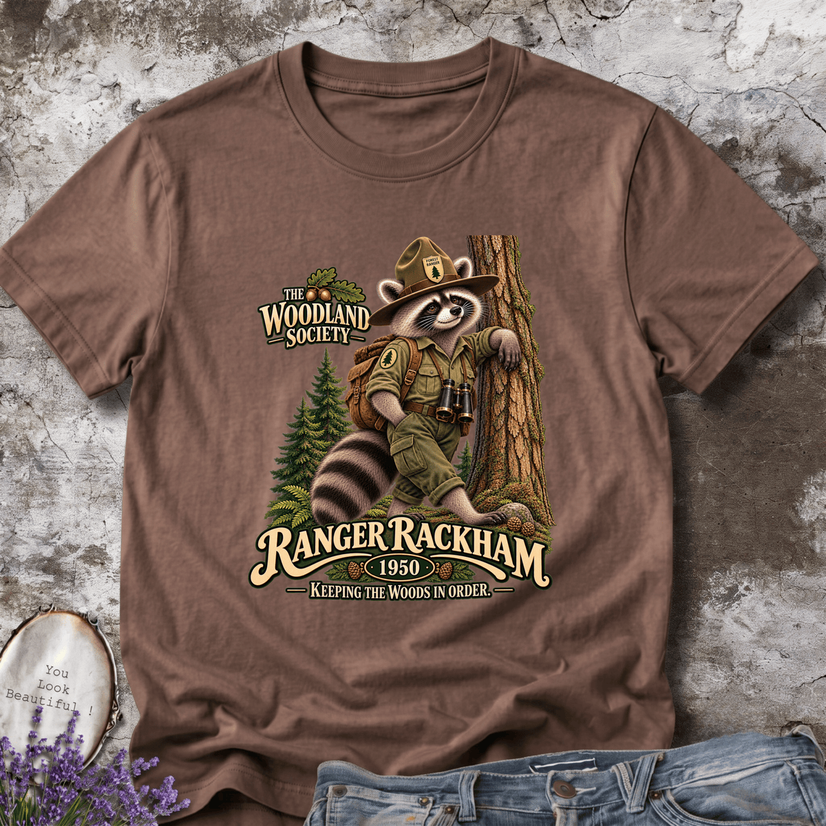 Ranger Rackham Raccoon Tee